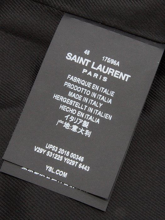 Saint Laurent Paris Wool & Leather Bomber Jacket in Red Size US M / EU 48-50 / 2 - 4 Thumbnail