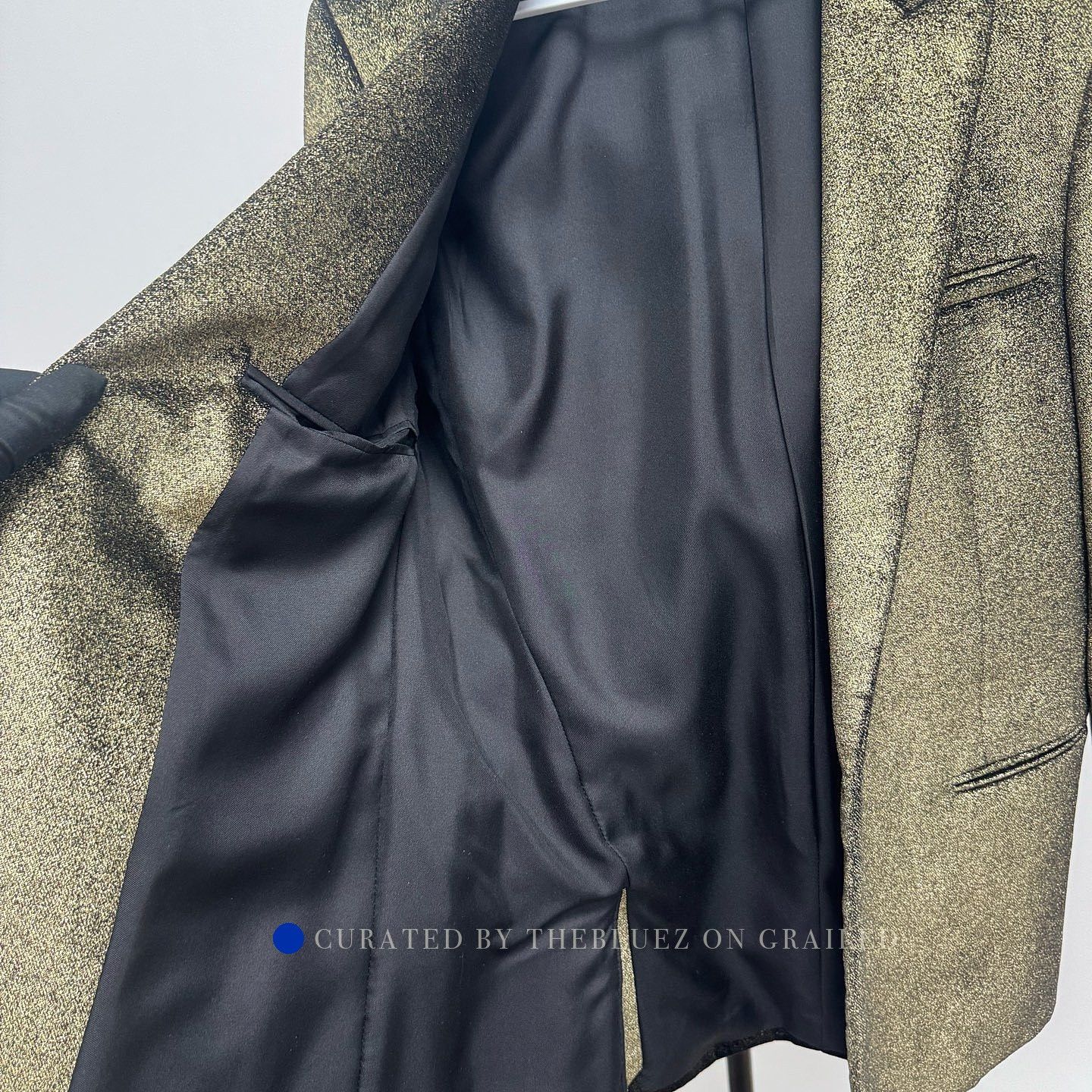 Saint Laurent Paris Stunning Gold Blazer in Excellent Condition Size US M / EU 48-50 / 2 - 10 Thumbnail