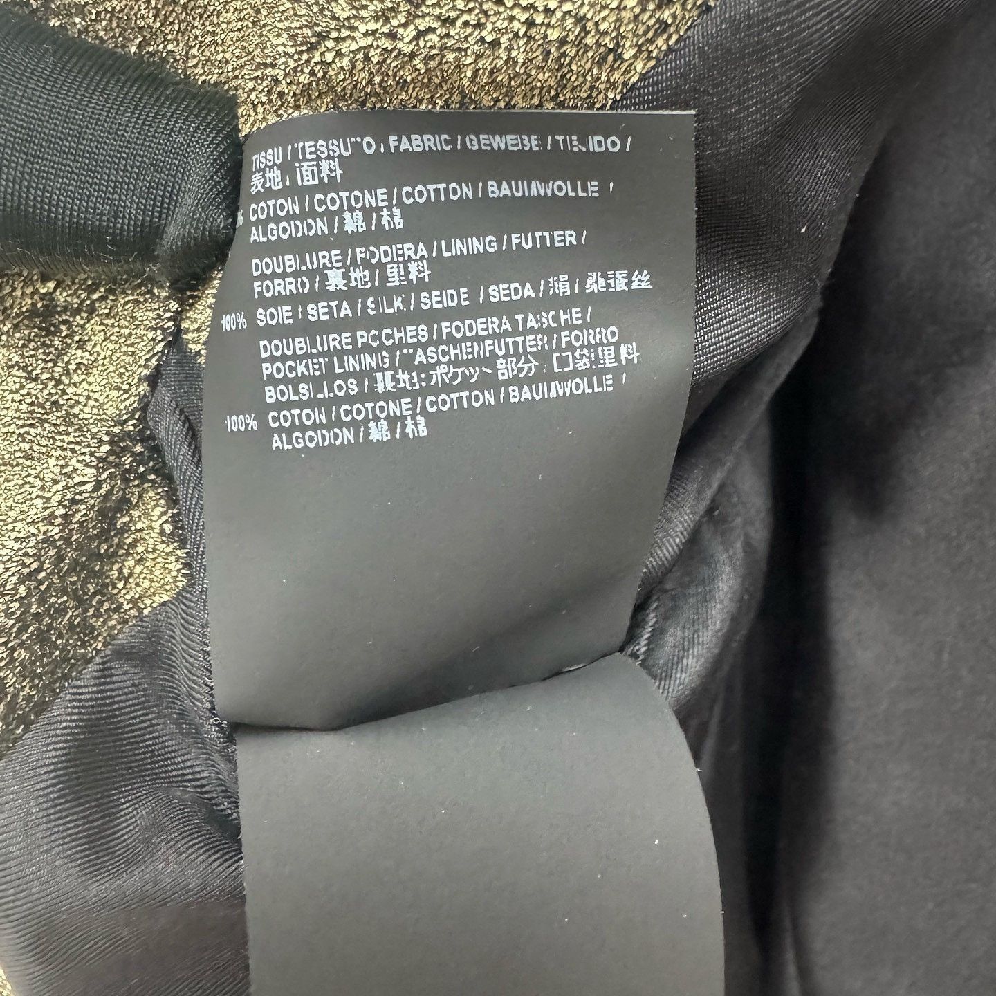 Saint Laurent Paris Stunning Gold Blazer in Excellent Condition Size US M / EU 48-50 / 2 - 5 Thumbnail