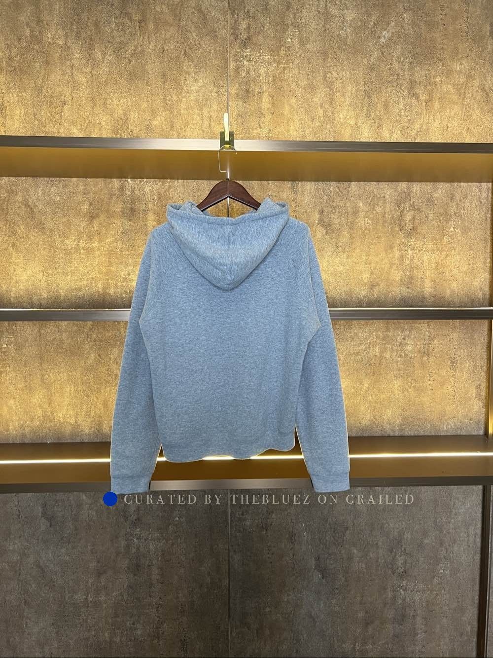 Saint Laurent Paris Classic Gray Embroidered Logo Hoodie Size US XXL / EU 58 / 5 - 2 Thumbnail