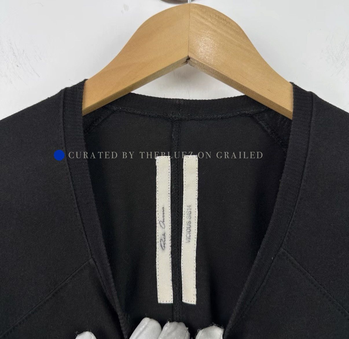 Rick Owens Dark Style Long Sleeve Top in Black Size US S / EU 44-46 / 1 - 3 Thumbnail