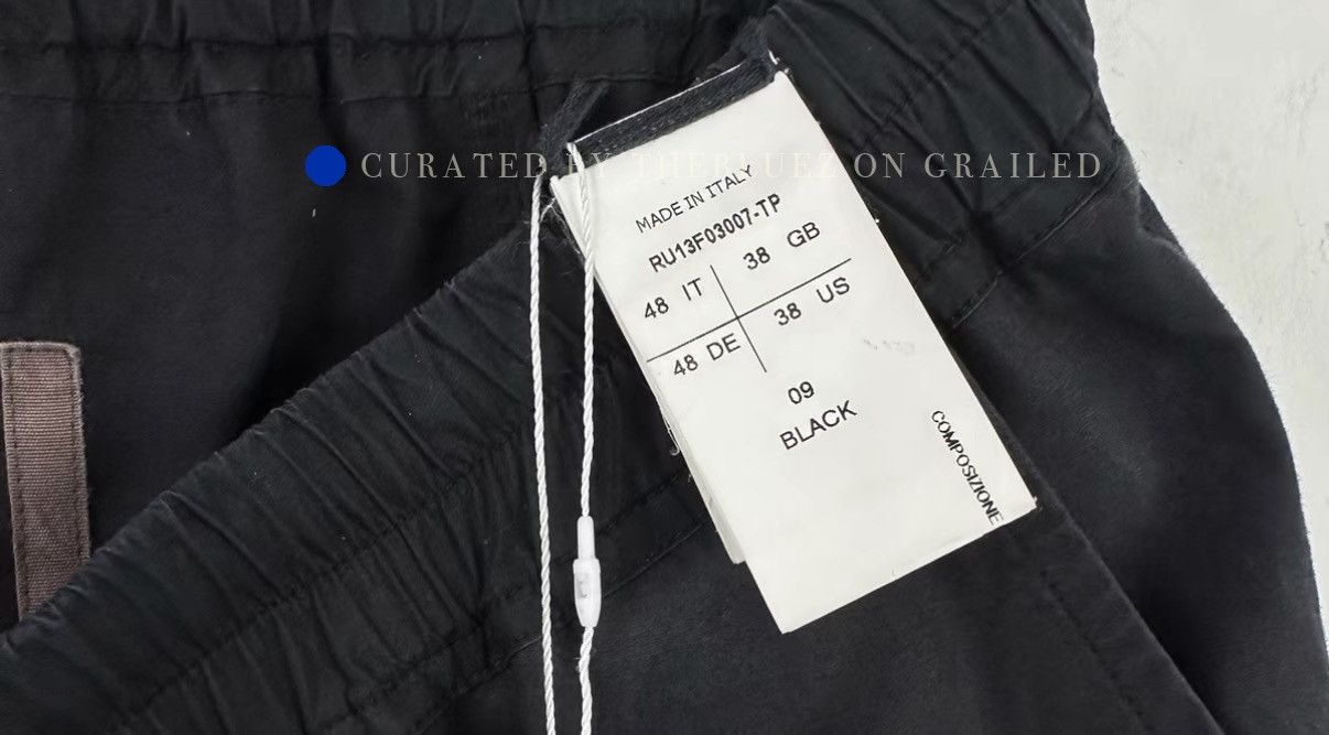 Rick Owens Black Drop Crotch Casual Pants Size US 32 / EU 48 - 4 Thumbnail