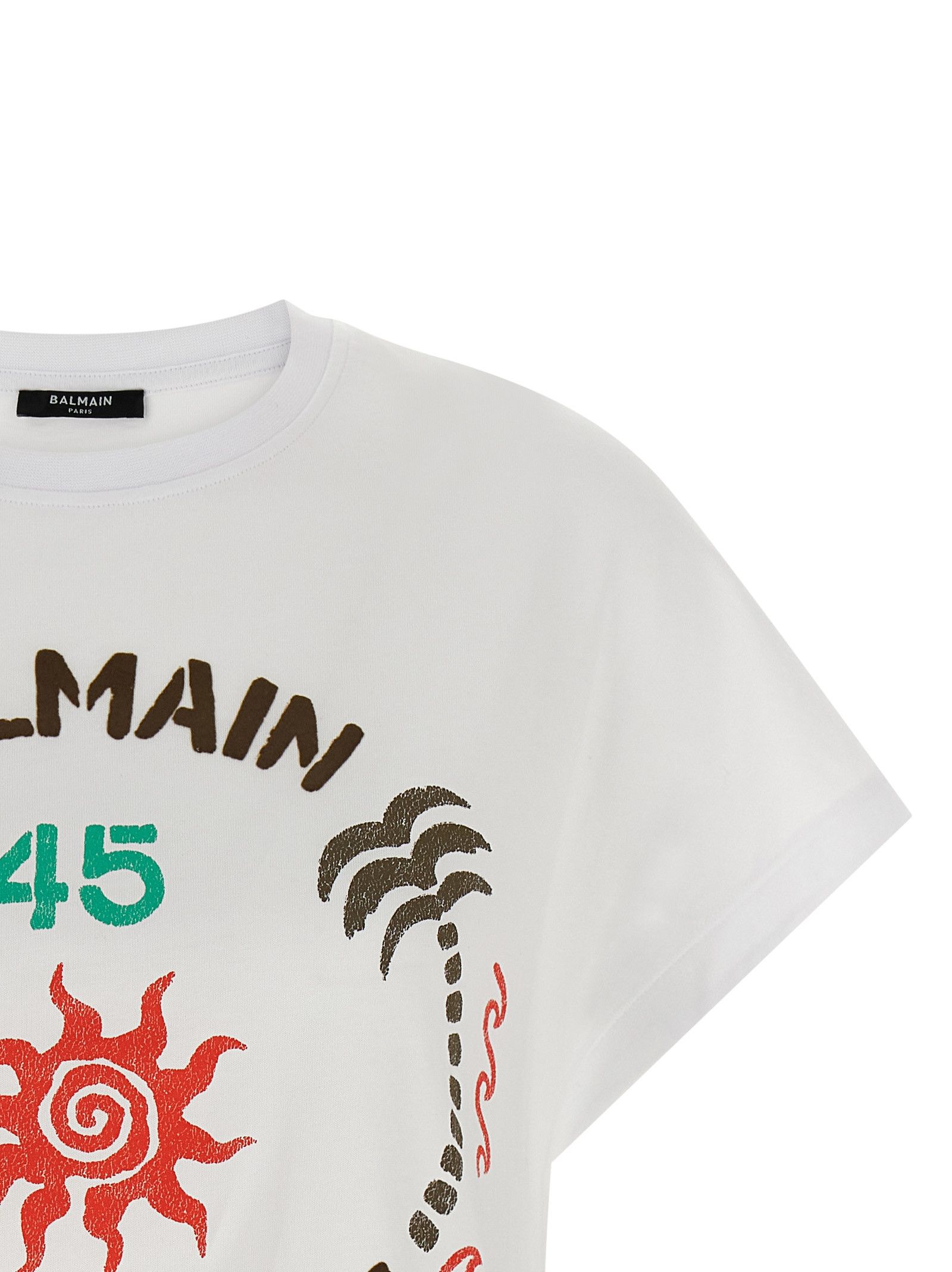 Balmain 'Club 45' print T-shirt Size S / US 4 / IT 40 - 3 Thumbnail