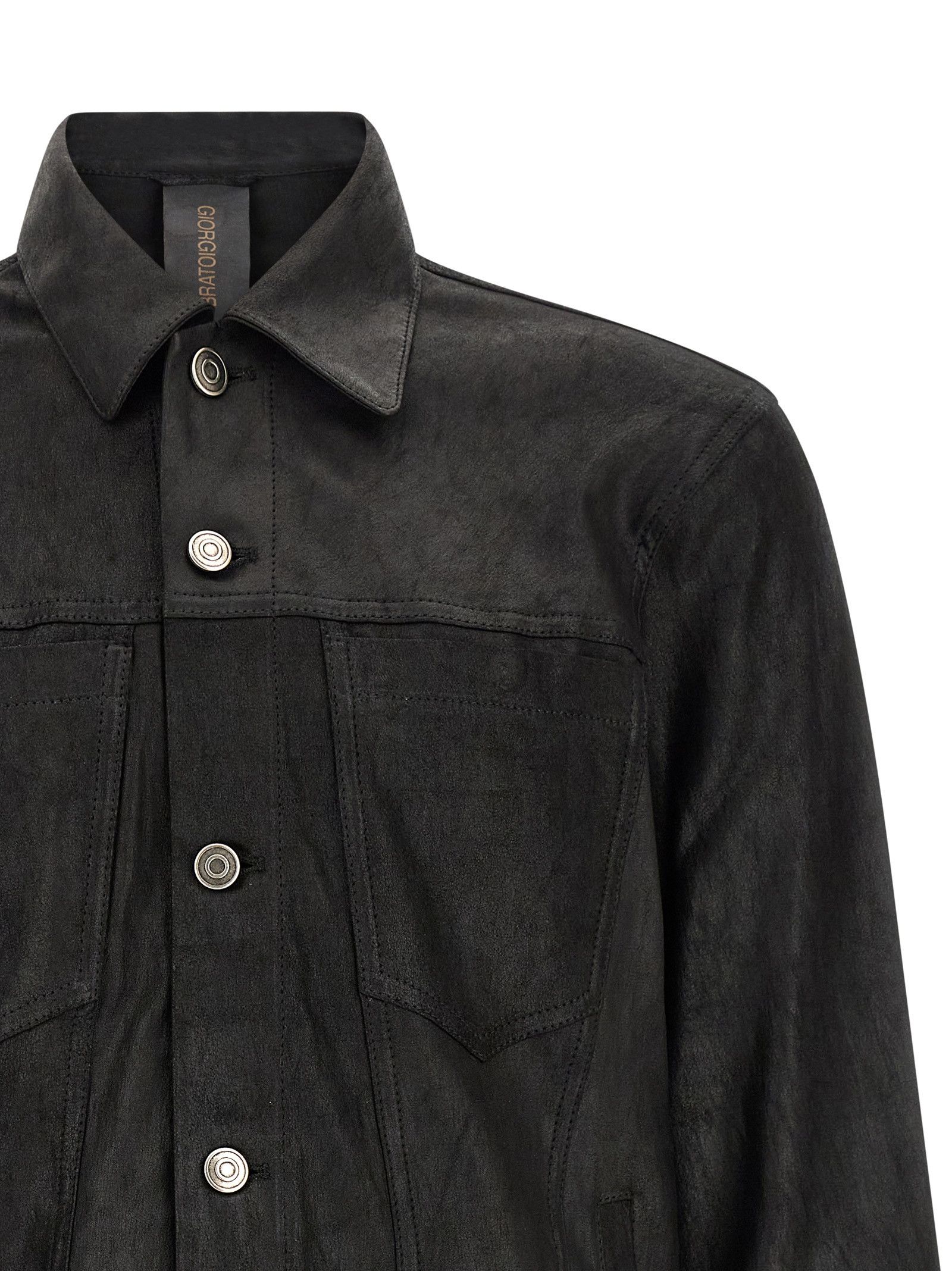 Giorgio Brato Leather jacket Size US XXL / EU 58 / 5 - 3 Thumbnail