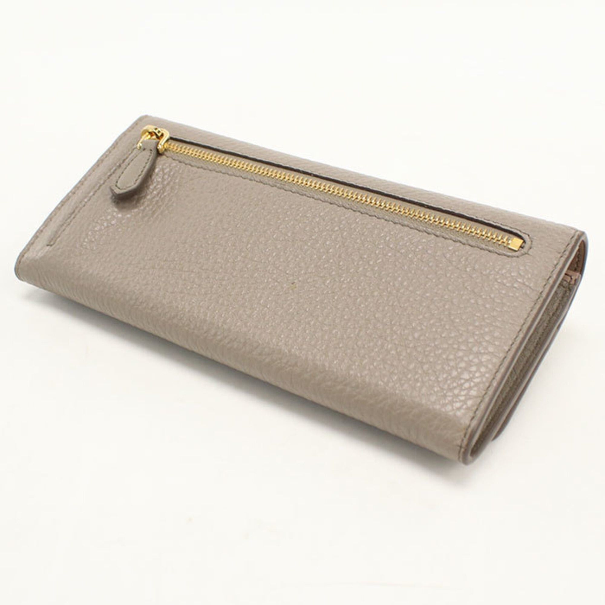 Prada PRADA Women's Bi-fold Long Wallet 1MH132, Gray Size ONE SIZE - 2 Thumbnail