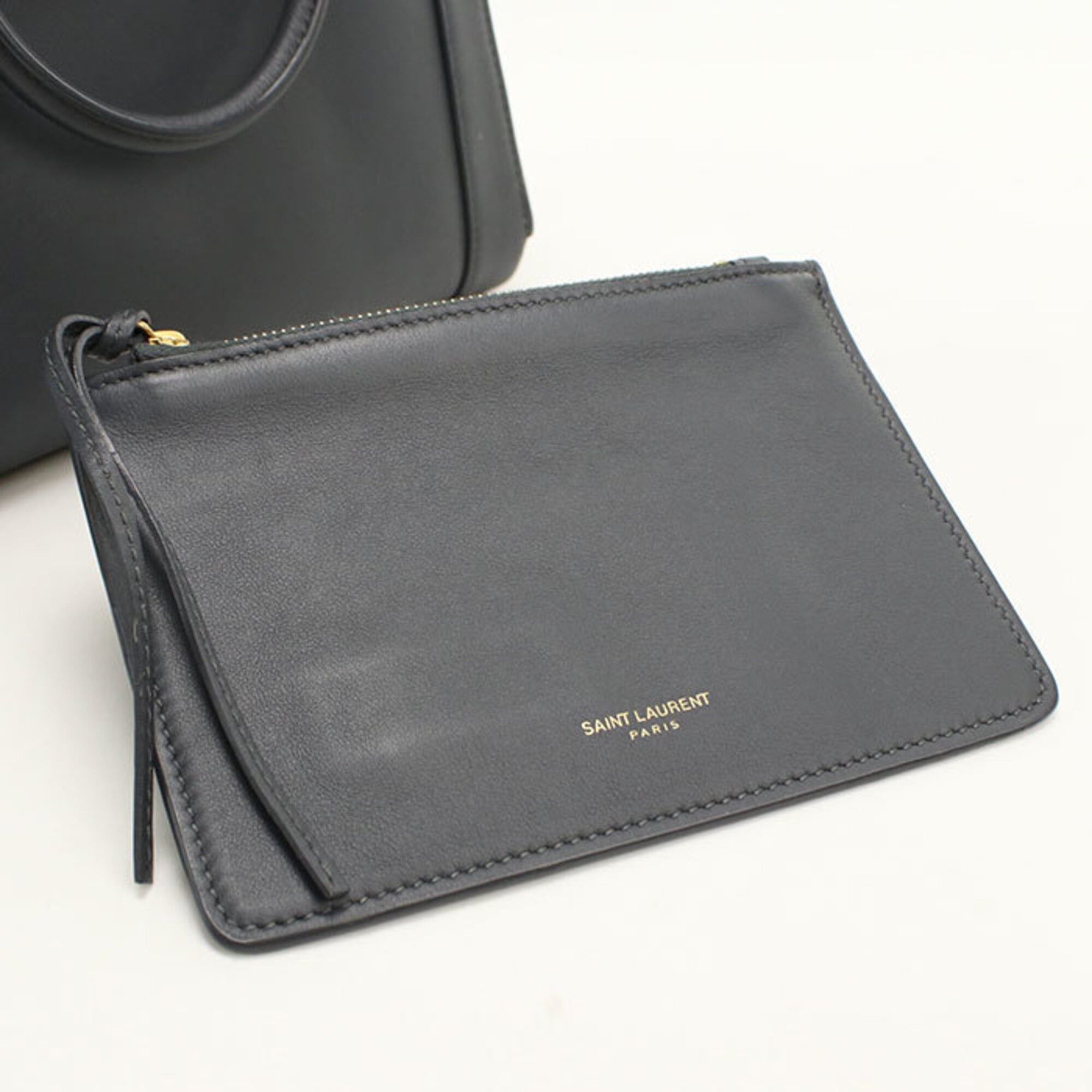 Saint Laurent Paris Saint Laurent handbag 554116 East West women's gray Size ONE SIZE - 8 Thumbnail
