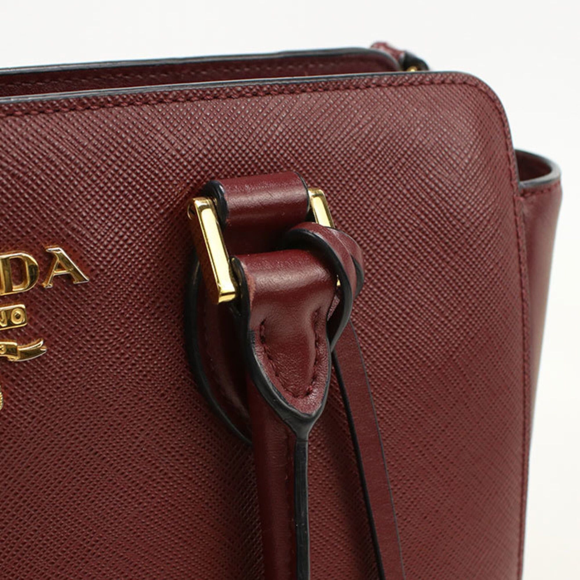 Prada Prada Tote Bag 1BA113 2-Way Women's Wine Red Size ONE SIZE - 5 Thumbnail