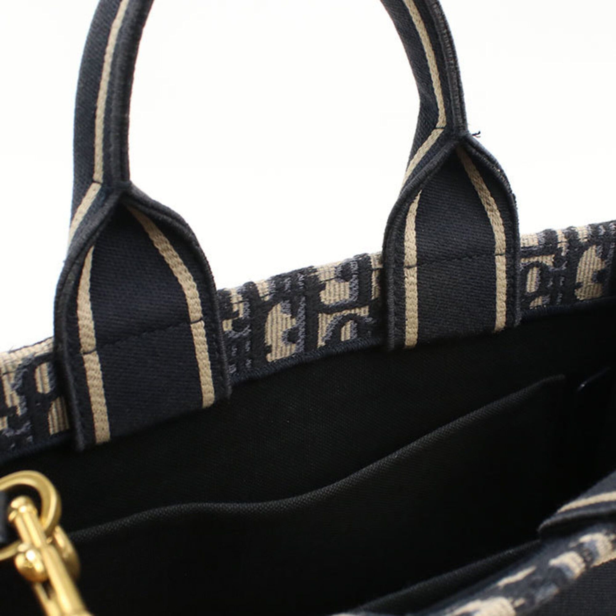 Dior Christian Dior DIOR Dior 2-Way Book Tote Bag for Women, Navy Size ONE SIZE - 7 Thumbnail