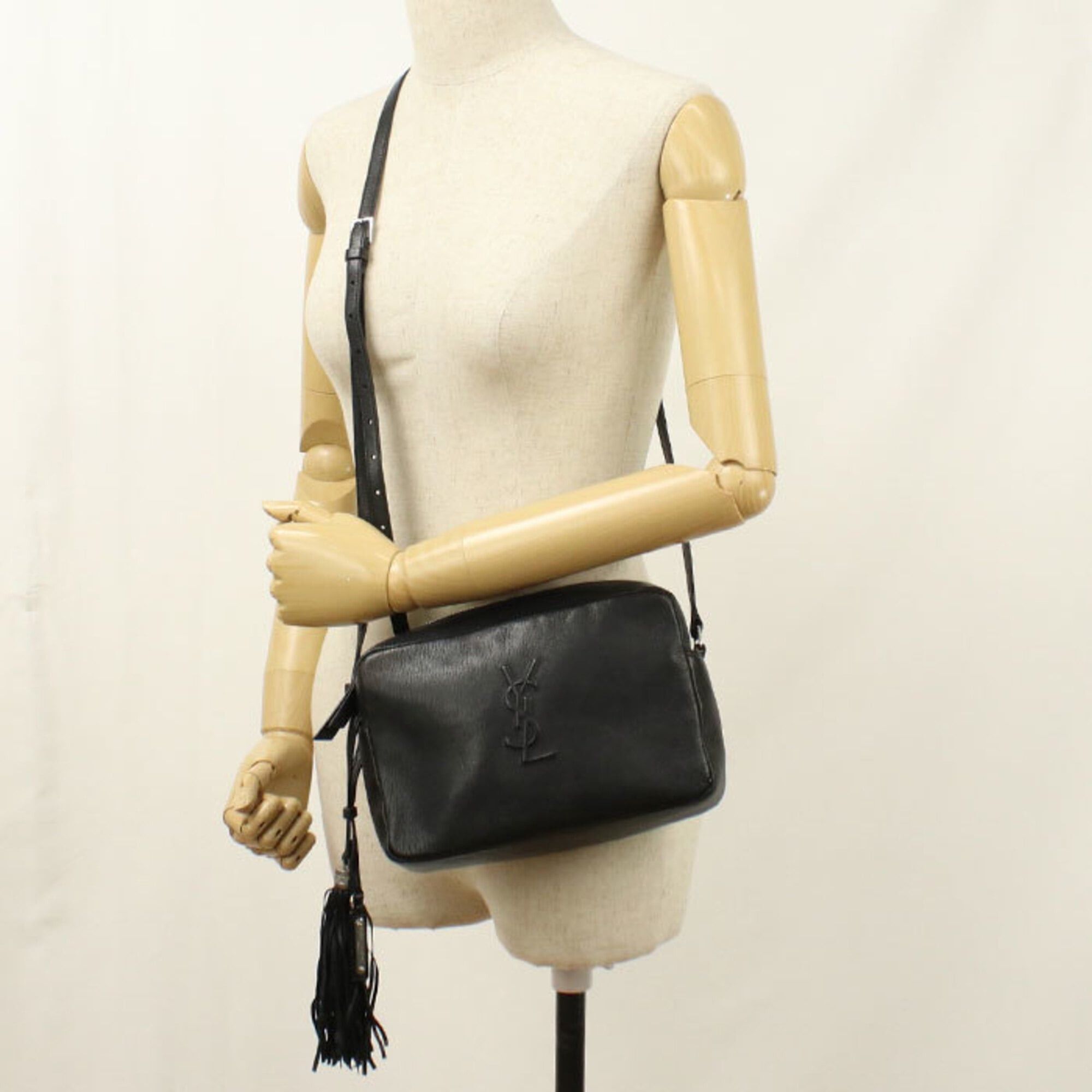 Saint Laurent Paris SAINT LAURENT (Saint Laurent) Crossbody Shoulder Bag 470299 Camera for Women, Black Size ONE SIZE - 8 Thumbnail
