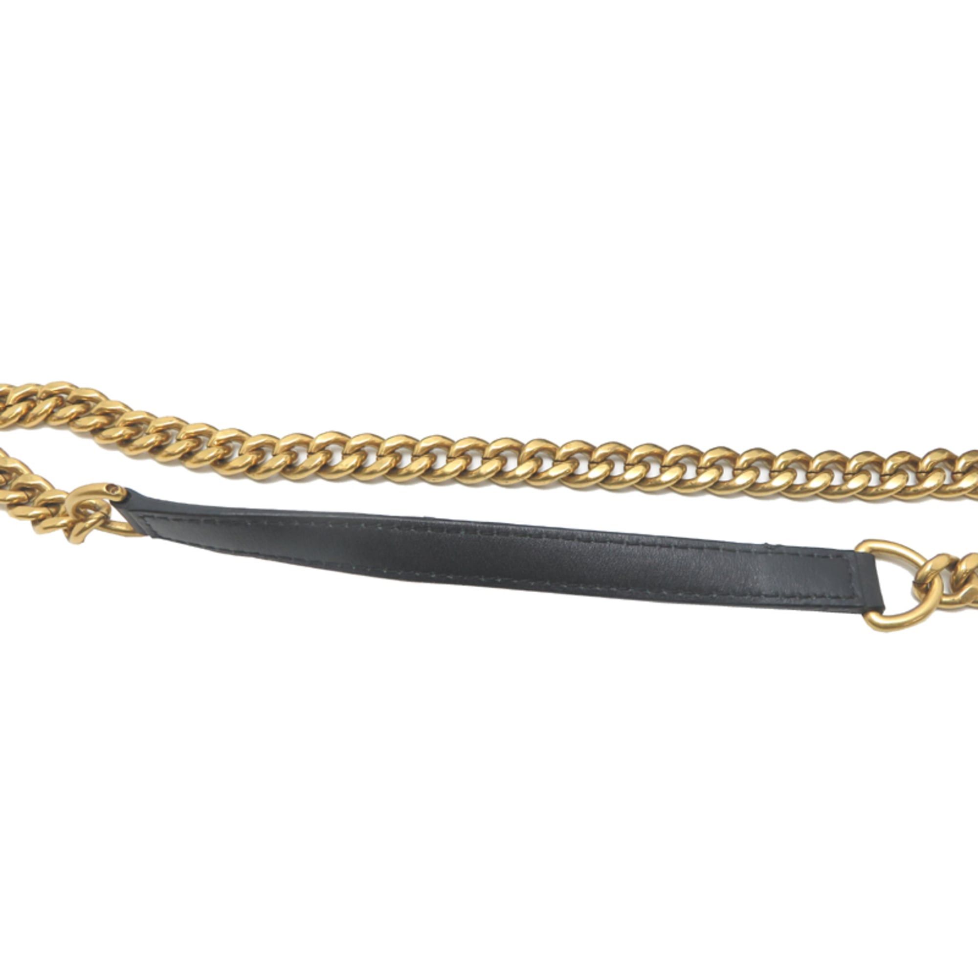 Louis Vuitton Louis Vuitton New Wave Chain Bag, Women's Handbag, M52564 (Discontinued), Leather, Black Size ONE SIZE - 5 Thumbnail