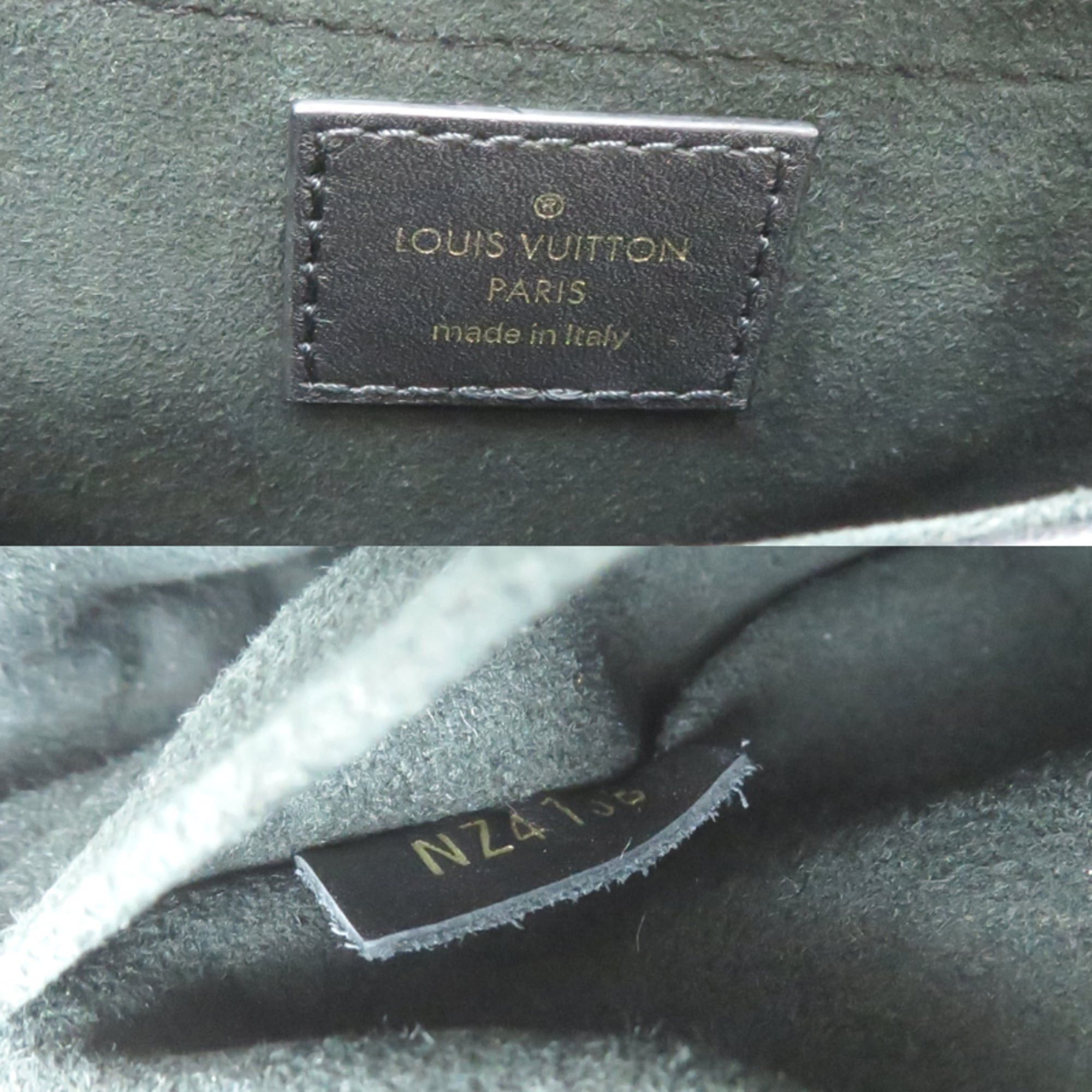 Louis Vuitton Louis Vuitton New Wave Chain Bag, Women's Handbag, M52564 (Discontinued), Leather, Black Size ONE SIZE - 7 Thumbnail