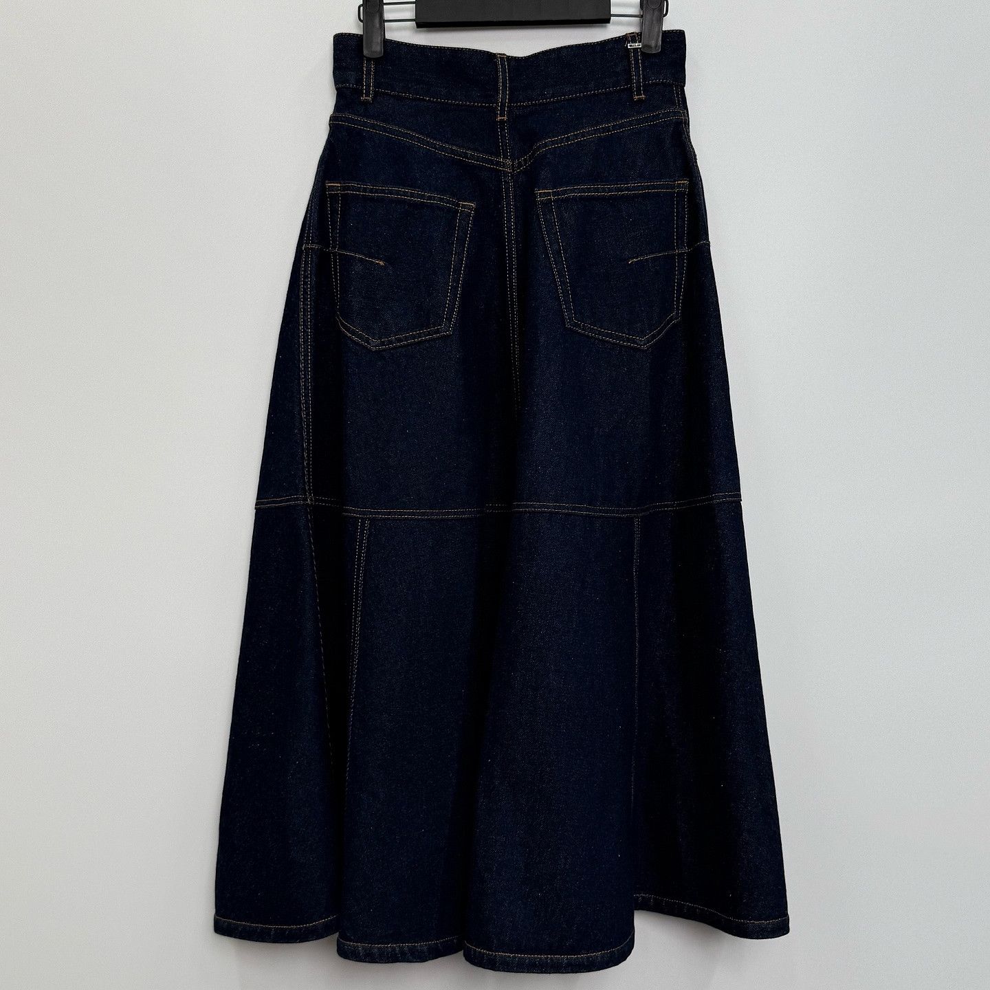 Dior Dior Contrast Stitch Denim Midi Skirt FR 36 Size 26" / US 2 / IT 38 - 2 Thumbnail