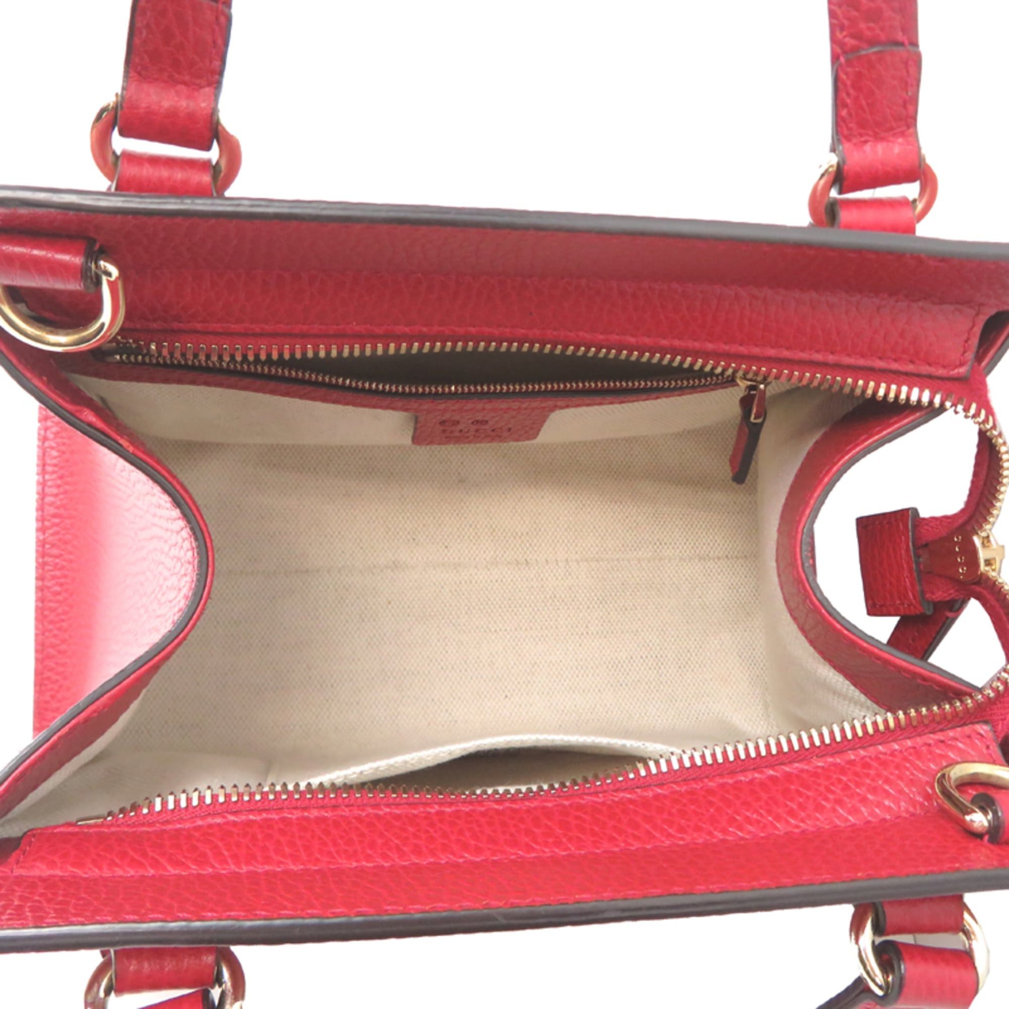 Gucci Gucci Soho Bag (Strap Missing) - Women's Handbag, 607722, Leather, Red Size ONE SIZE - 6 Thumbnail