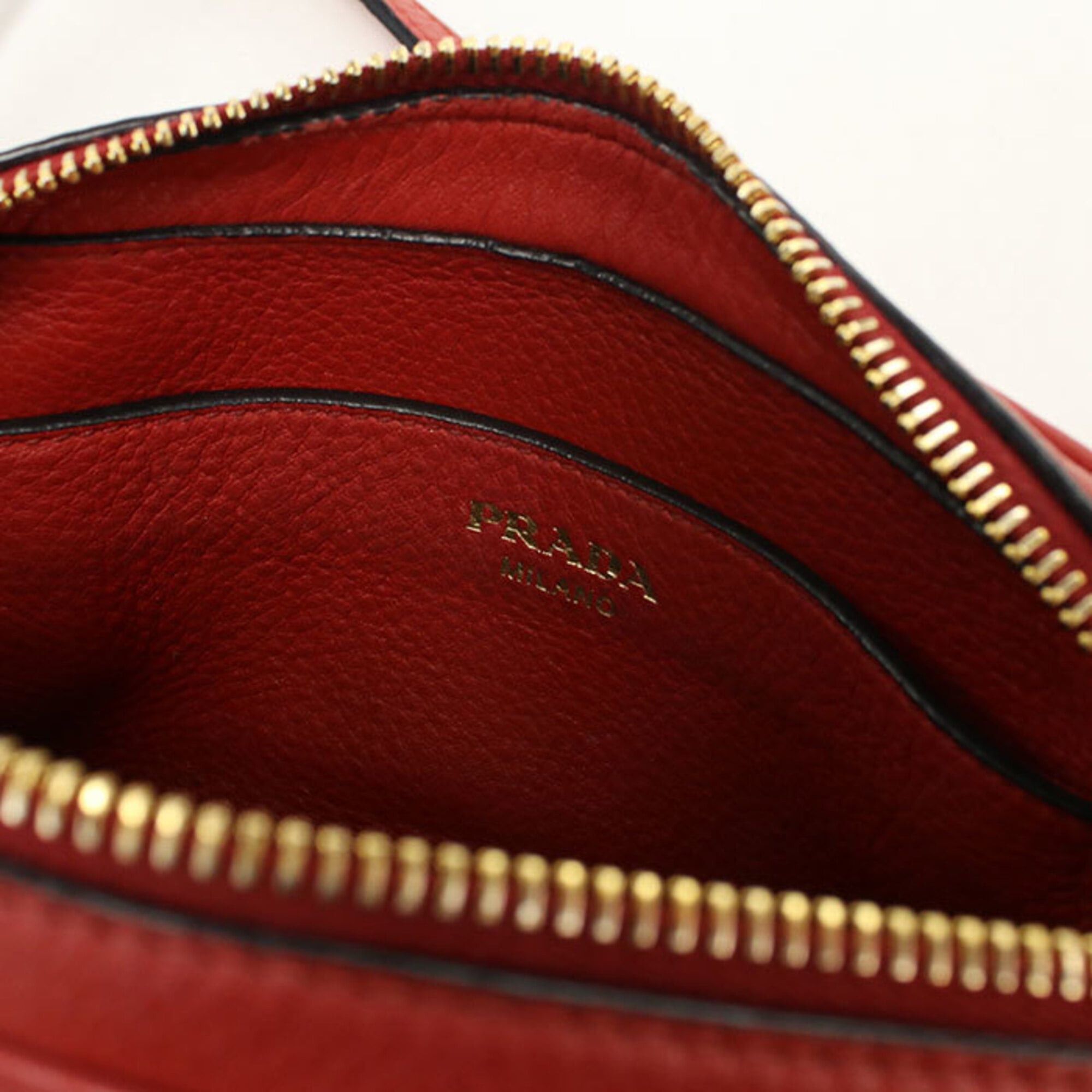 Prada Prada Shoulder Bag 1BL006 2WAY Women's Red Size ONE SIZE - 7 Thumbnail