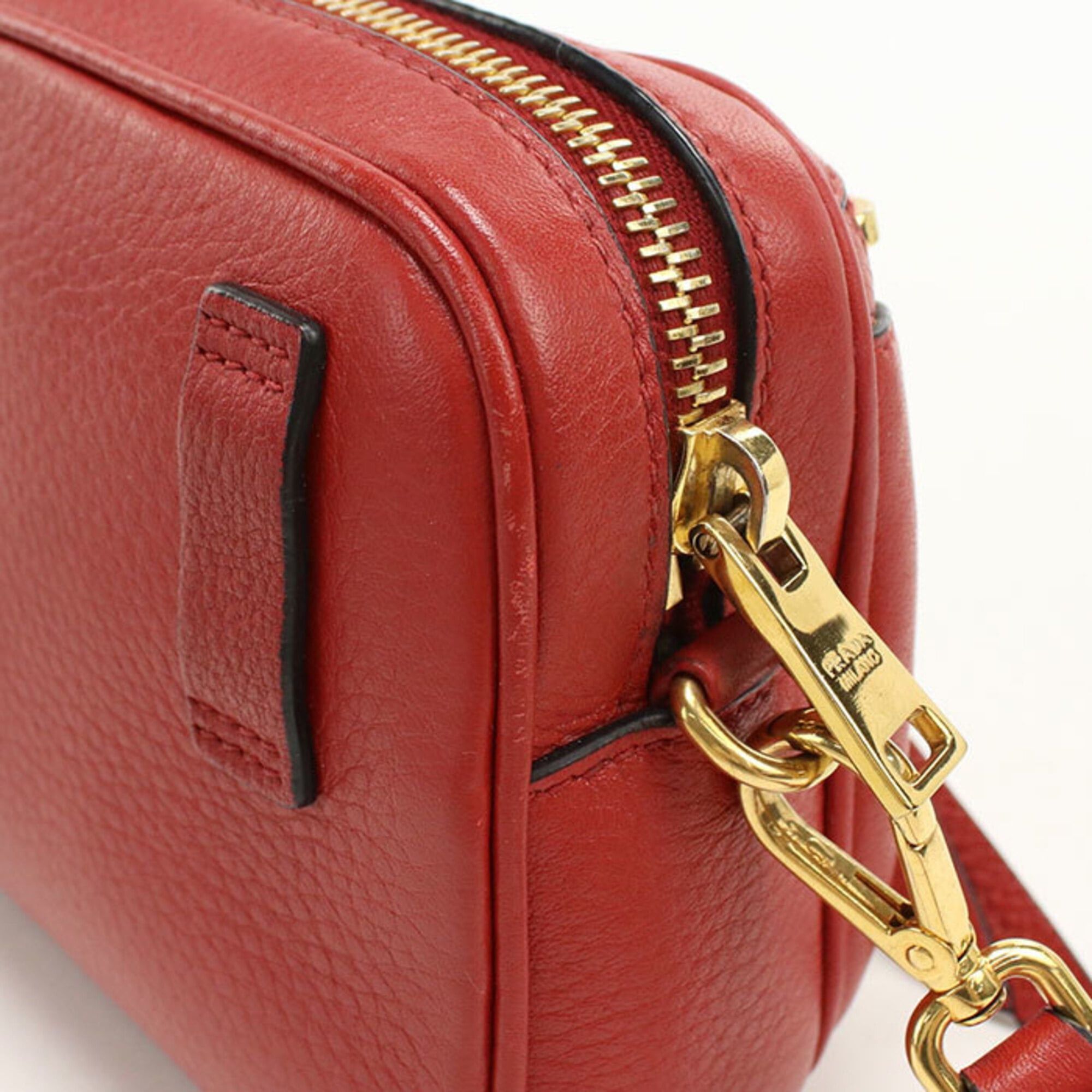 Prada Prada Shoulder Bag 1BL006 2WAY Women's Red Size ONE SIZE - 6 Thumbnail