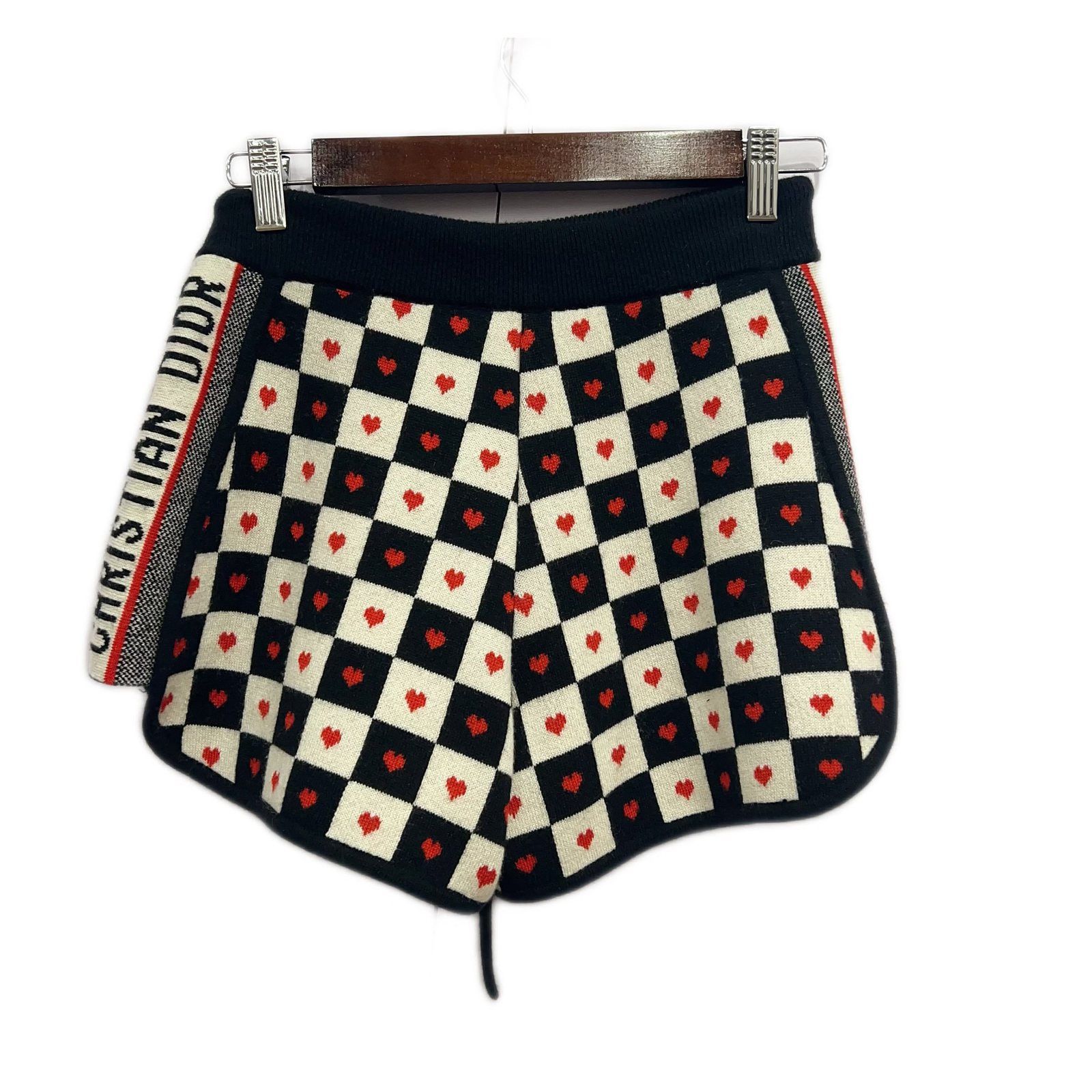Dior Christian Dior Heart Check Knit Shorts FR 34 Size 25" / US 0 / IT 36 - 2 Thumbnail