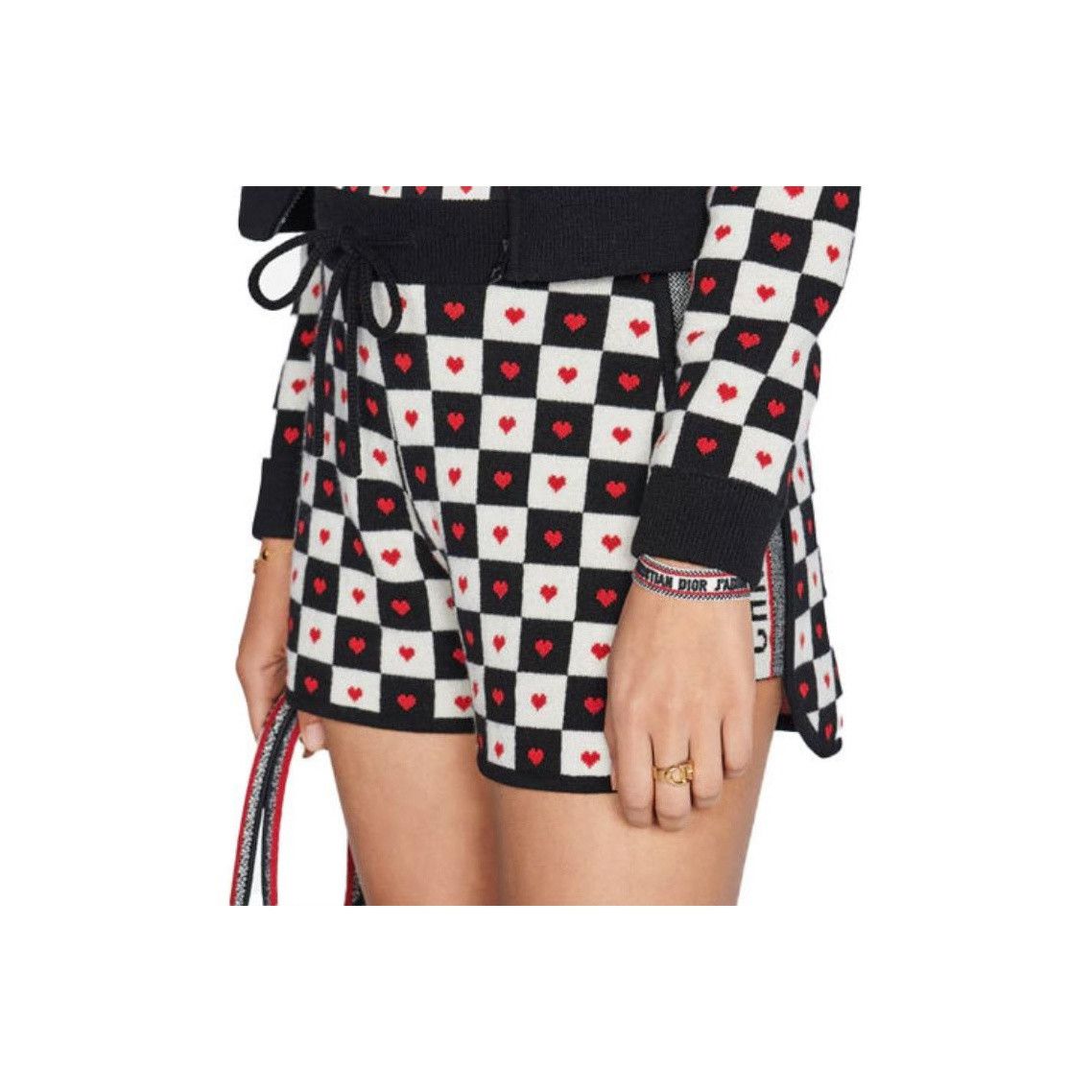 Dior Christian Dior Heart Check Knit Shorts FR 34 Size 25" / US 0 / IT 36 - 7 Thumbnail
