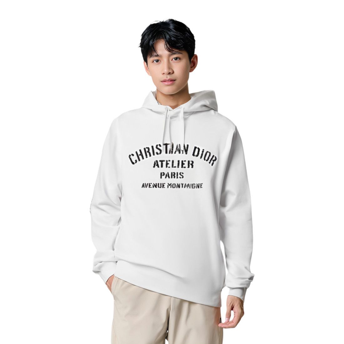 Dior Dior Atelier Logo Hoodie Size L Size US L / EU 52-54 / 3 - 6 Thumbnail
