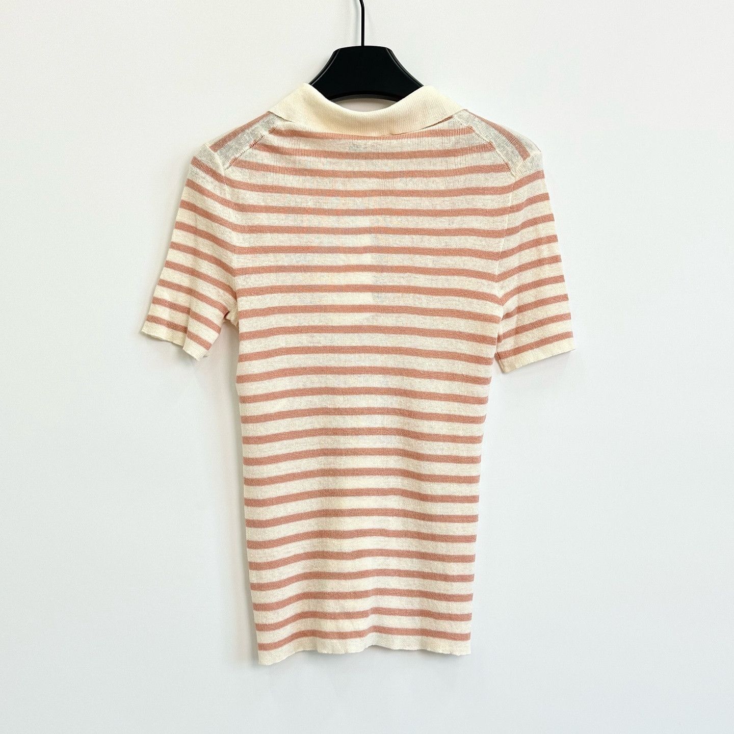 Dior Christian Dior Striped Knit Polo Size 40 Size M / US 6-8 / IT 42-44 - 2 Thumbnail