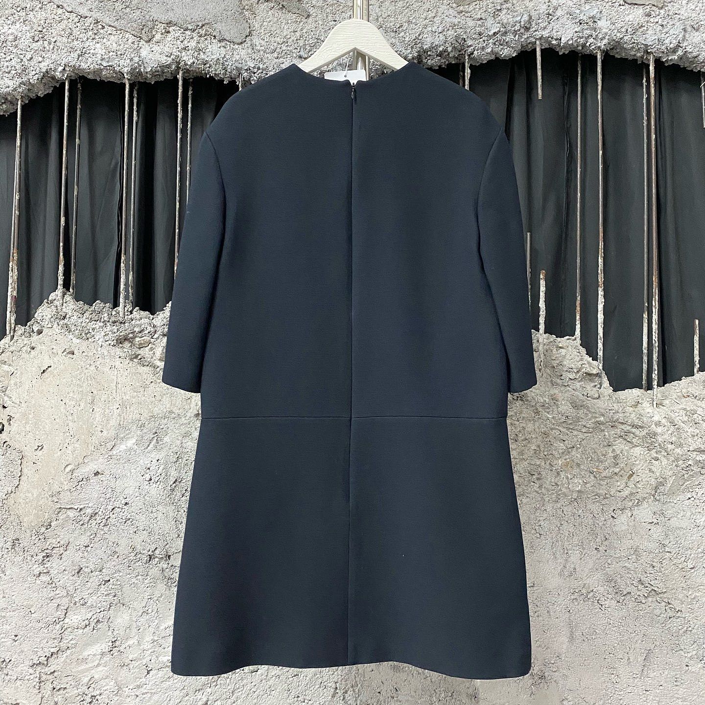 Dior Dior Wool Silk Mini Dress Size FR 36 Size XS / US 0-2 / IT 36-38 - 2 Thumbnail