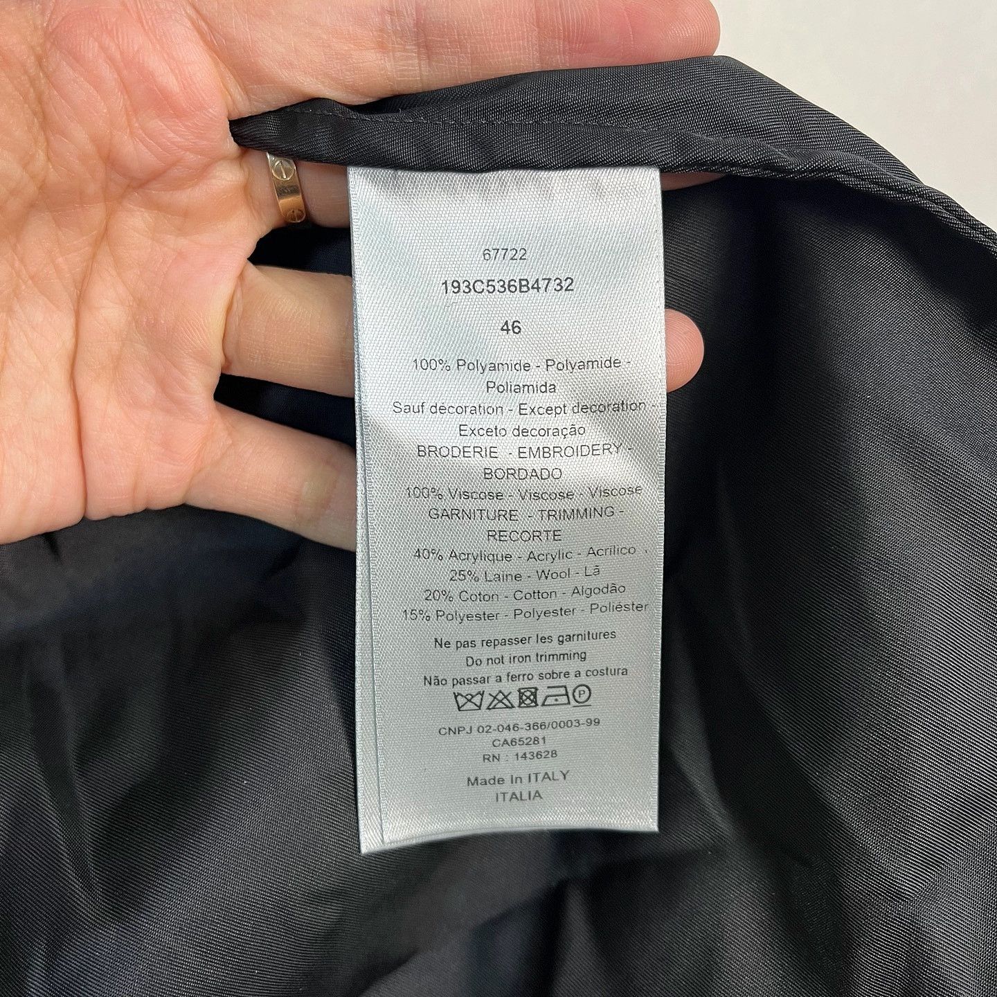 Dior Dior Lion Embroidery Zip Jacket Size S Size US S / EU 44-46 / 1 - 4 Thumbnail