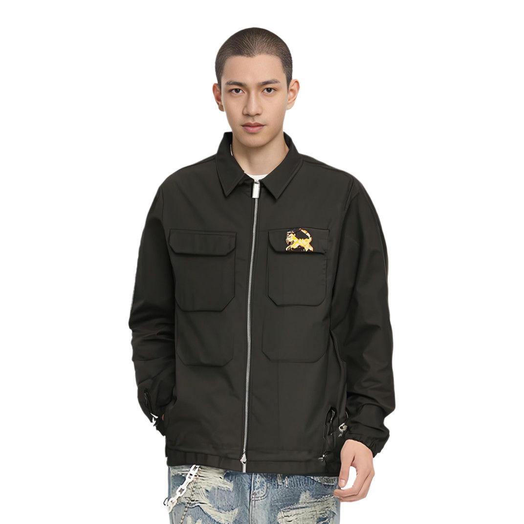 Dior Dior Lion Embroidery Zip Jacket Size S Size US S / EU 44-46 / 1 - 6 Thumbnail