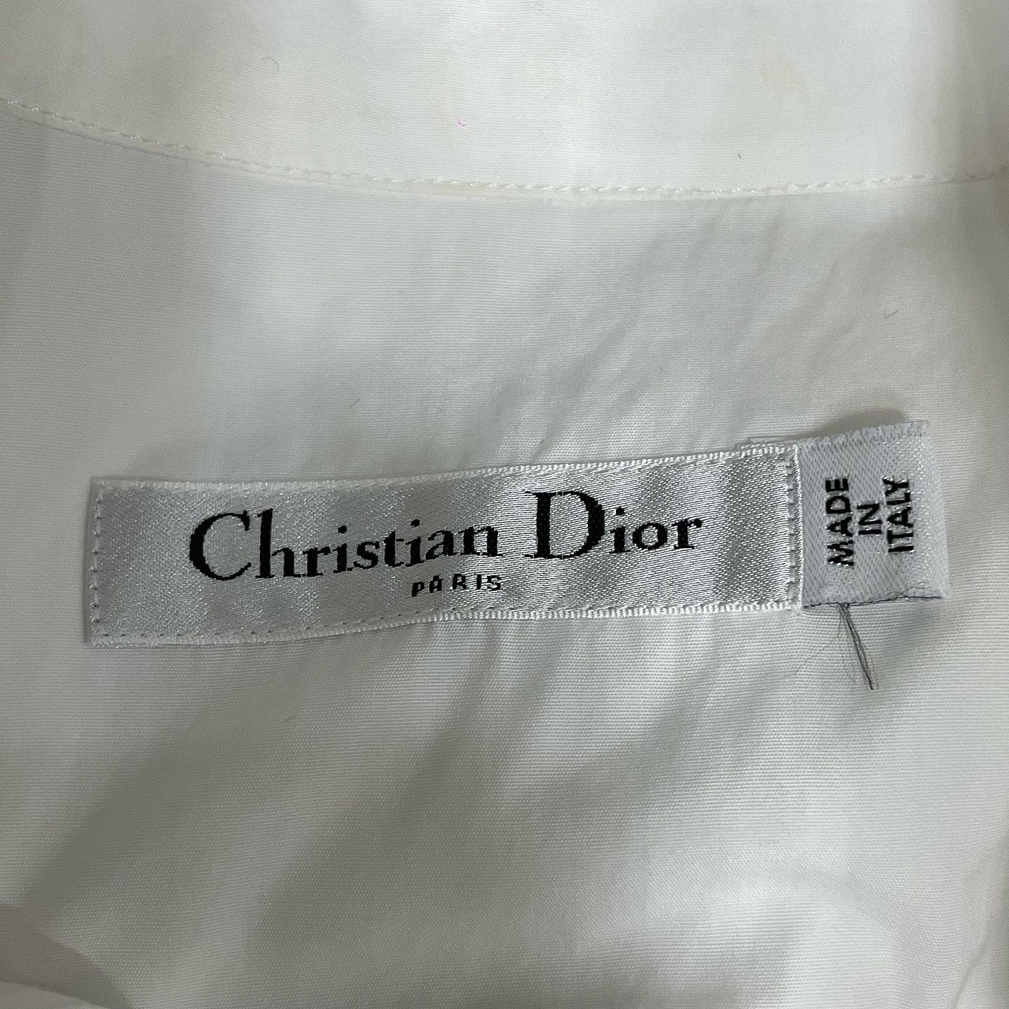 Dior Dior Bee Logo Button Up Shirt Size FR 38 Size S / US 4 / IT 40 - 3 Thumbnail