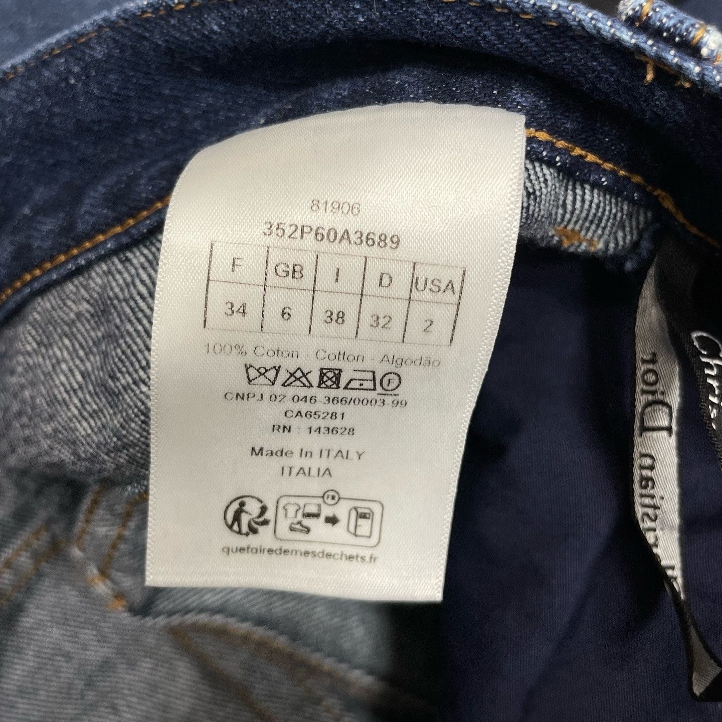Dior Dior Ombre Jeans Size 34 Size 25" / US 0 / IT 36 - 4 Thumbnail