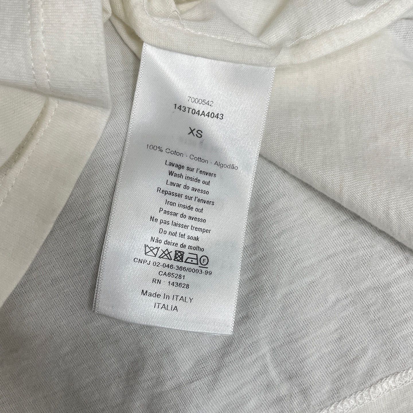Dior Dior Logo Stripe T-Shirt Size XS Size XS / US 0-2 / IT 36-38 - 4 Thumbnail