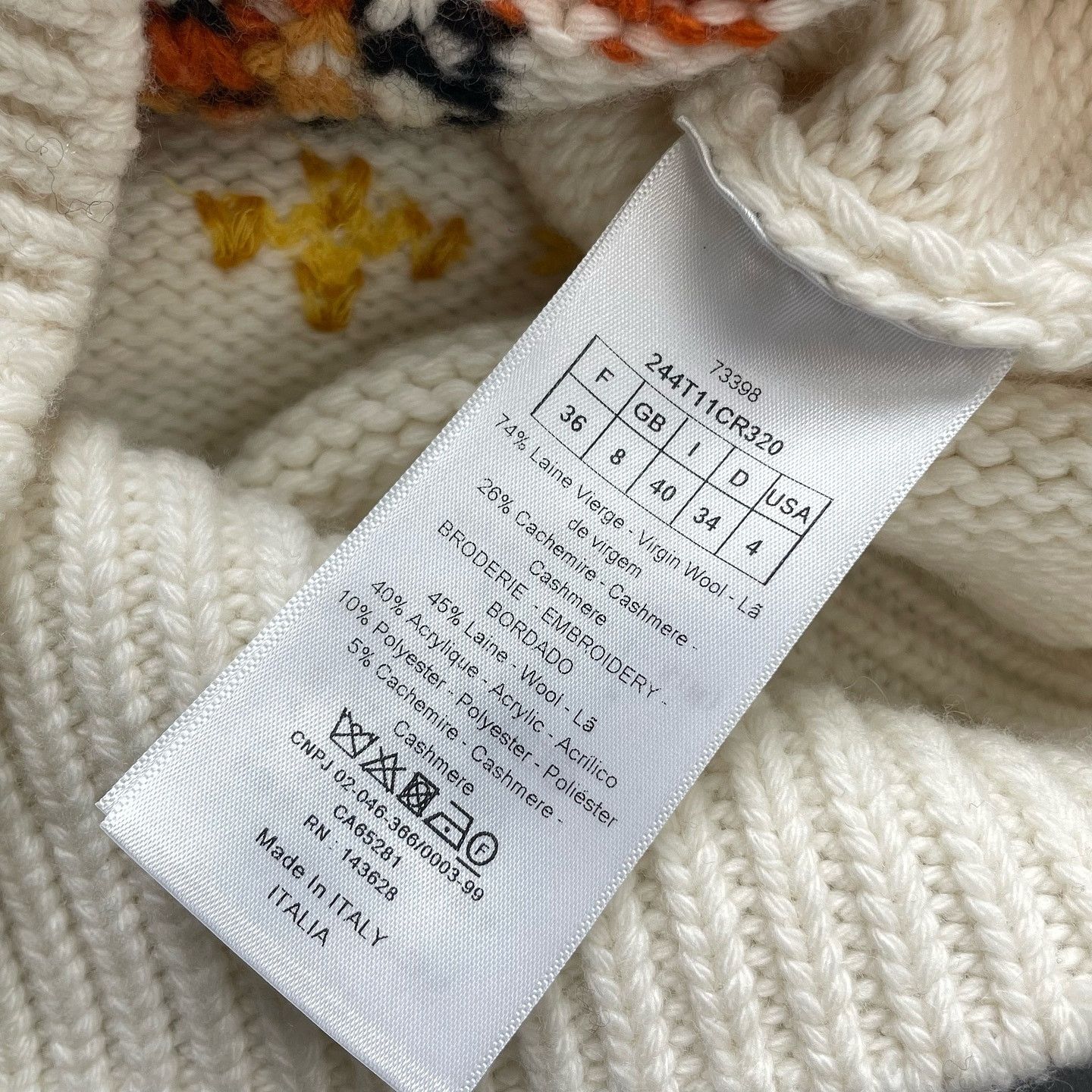 Dior Dior Animal Motif Knit Vest Size 36 Size XS / US 0-2 / IT 36-38 - 4 Thumbnail