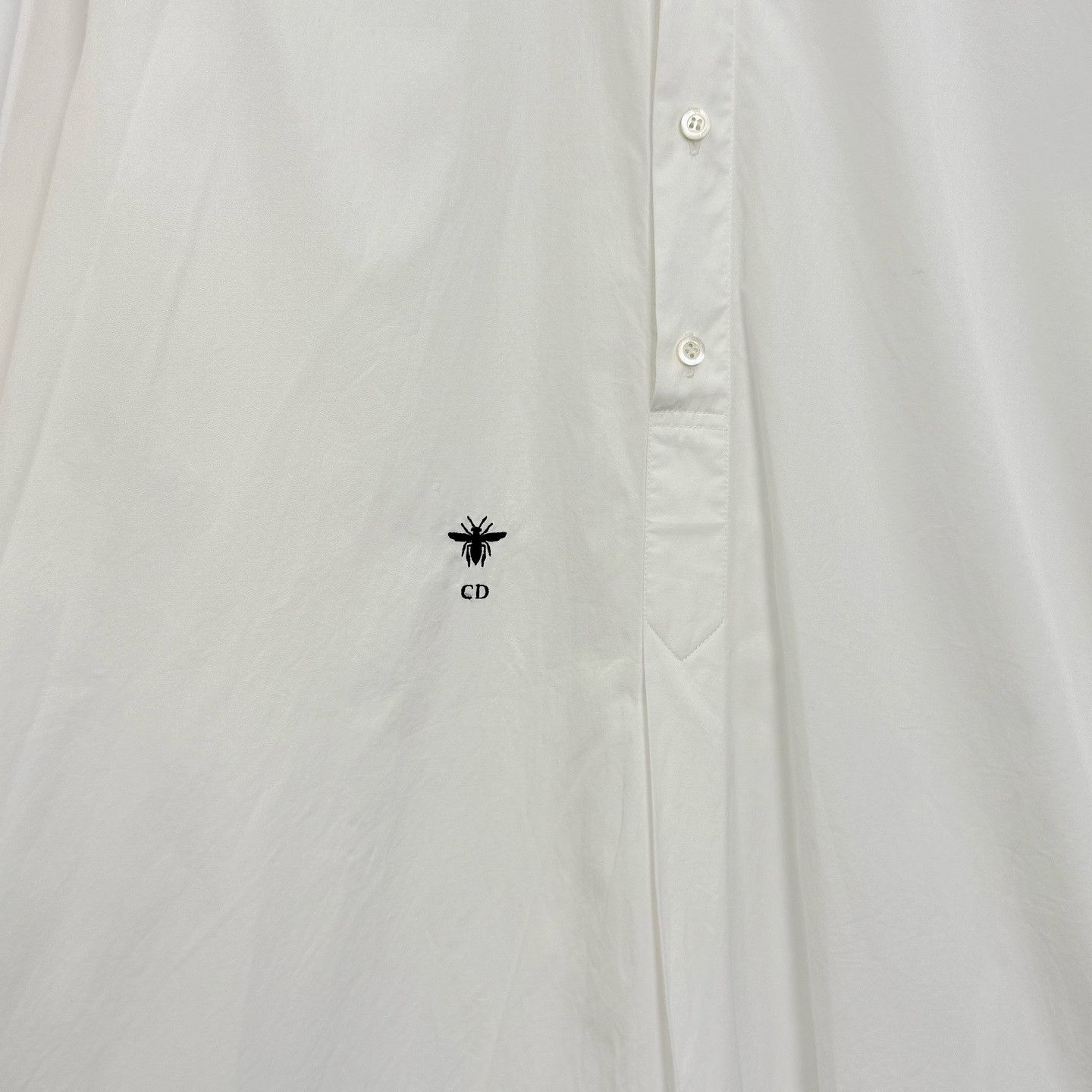 Dior Dior Bee Embroidery Button Up Shirt Size 42 Size M / US 6-8 / IT 42-44 - 6 Thumbnail