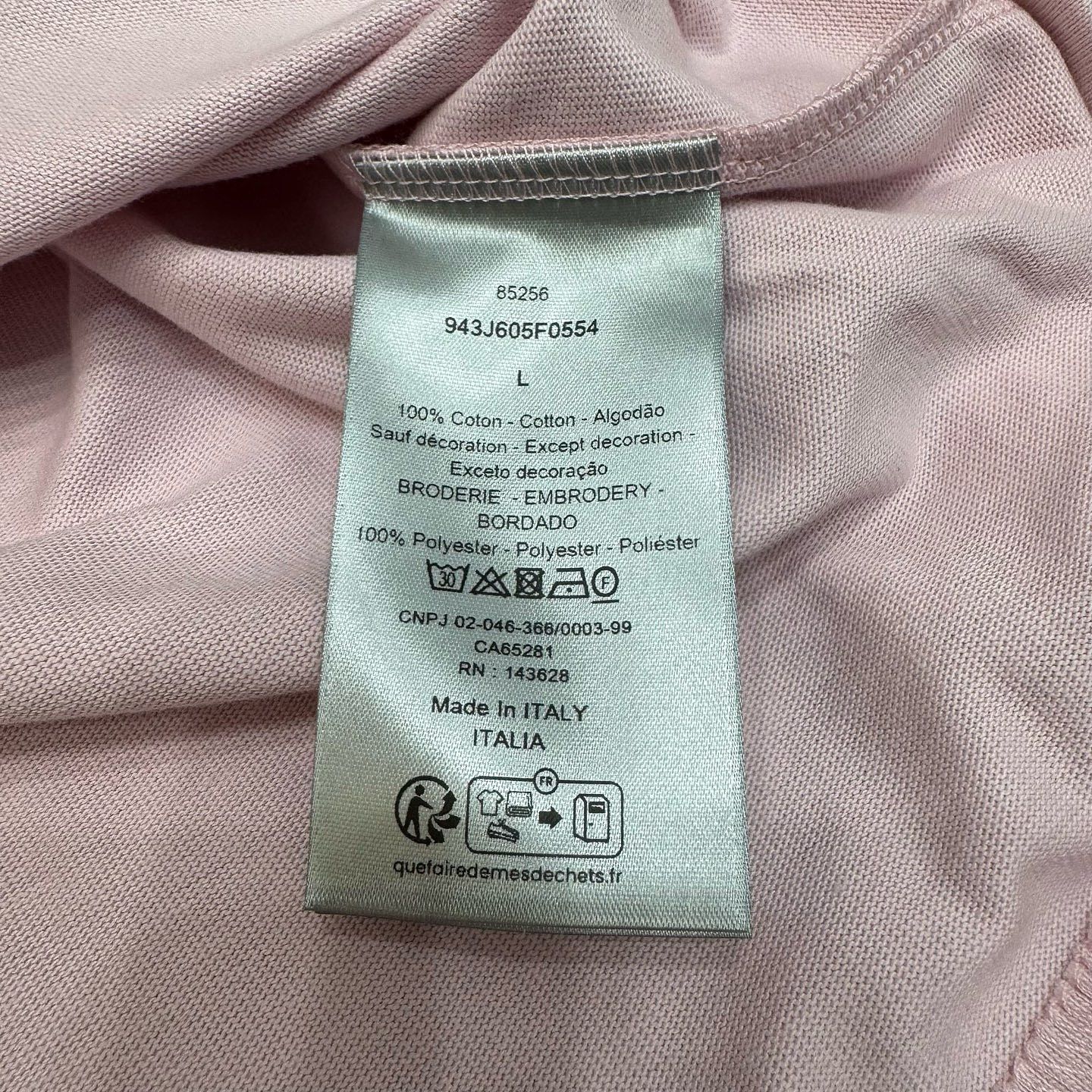 Dior DIOR CD Logo Embroidery T-Shirt Size L Size US L / EU 52-54 / 3 - 4 Thumbnail