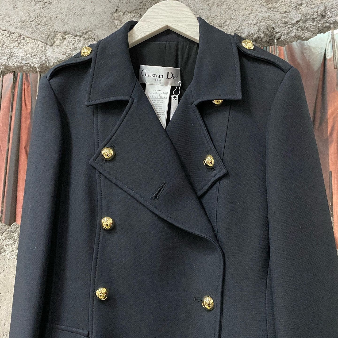 Dior Dior Double Breasted Wool Silk Blazer Size 36 Size XS / US 0-2 / IT 36-38 - 5 Thumbnail