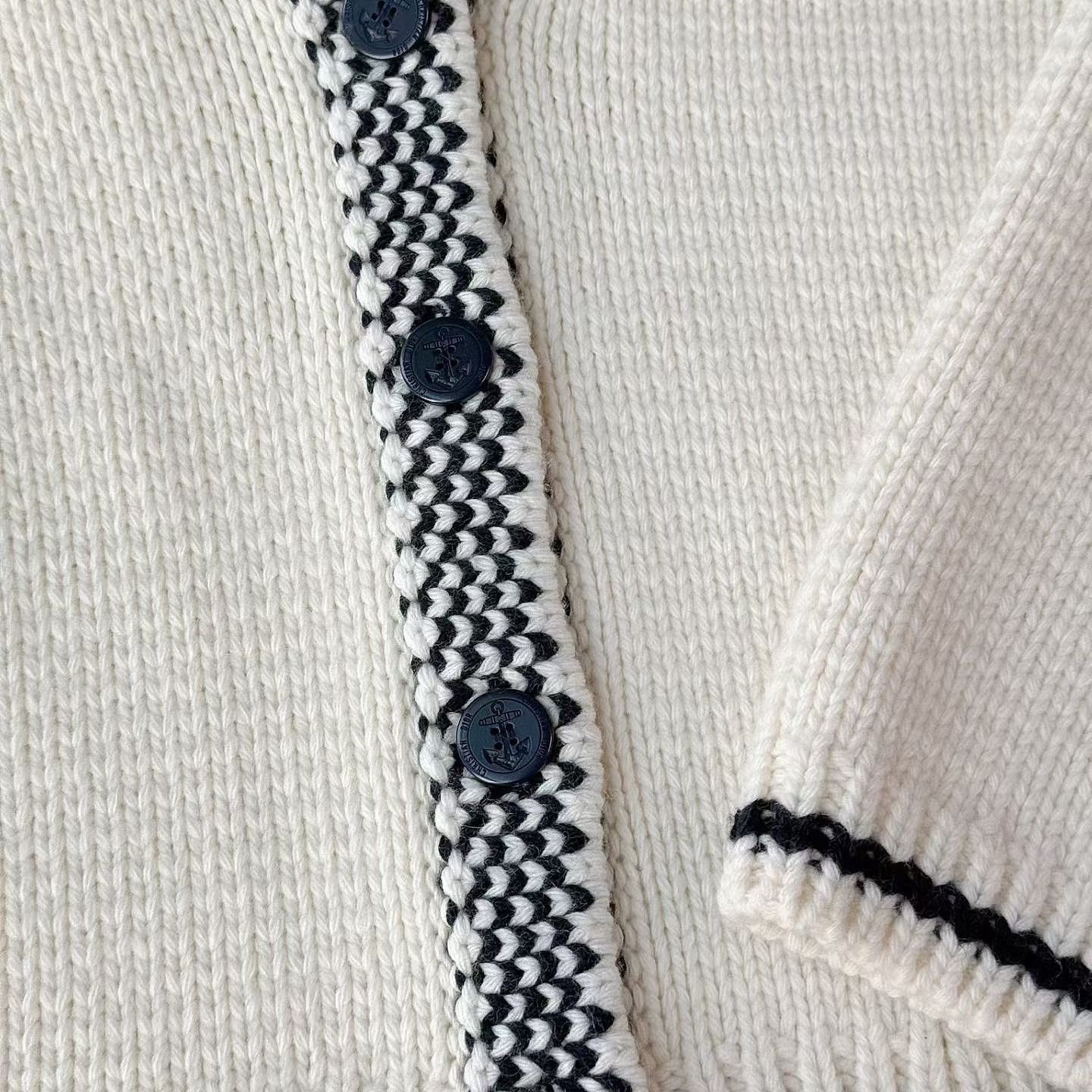 Dior Christian Dior Sailor Collar Knit Cardigan Beige Size 36 Size XS / US 0-2 / IT 36-38 - 5 Thumbnail