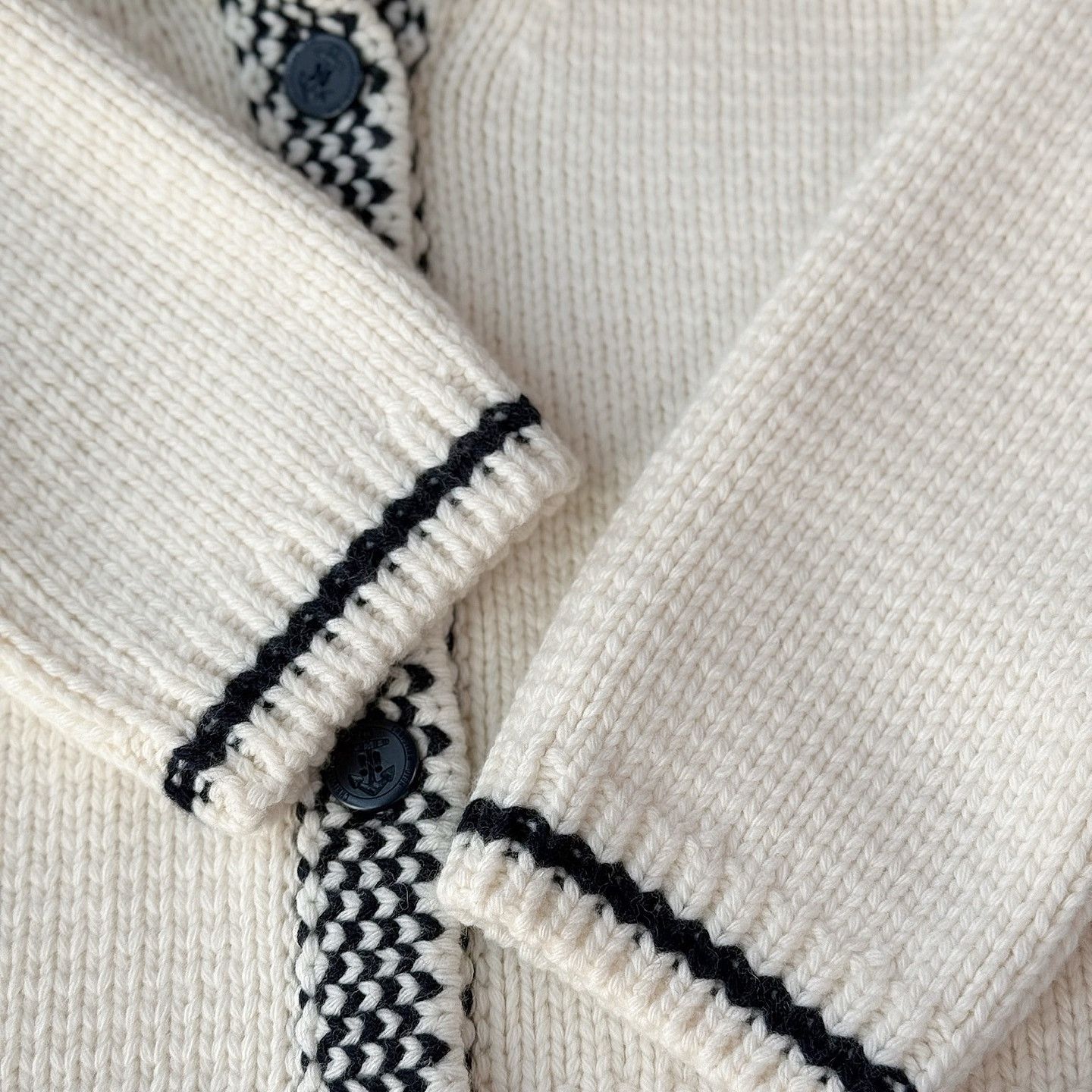 Dior Christian Dior Sailor Collar Knit Cardigan Beige Size 36 Size XS / US 0-2 / IT 36-38 - 9 Thumbnail