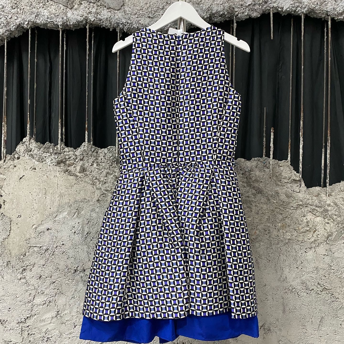 Dior Dior Geometric Print Mini Dress Size 36 Size XS / US 0-2 / IT 36-38 - 2 Thumbnail