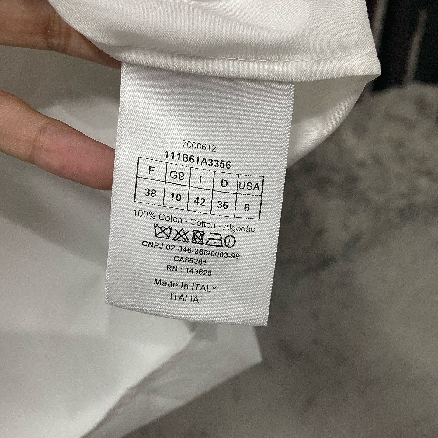 Dior Dior Bee Embroidery Button Up Shirt Size 38 Size S / US 4 / IT 40 - 4 Thumbnail