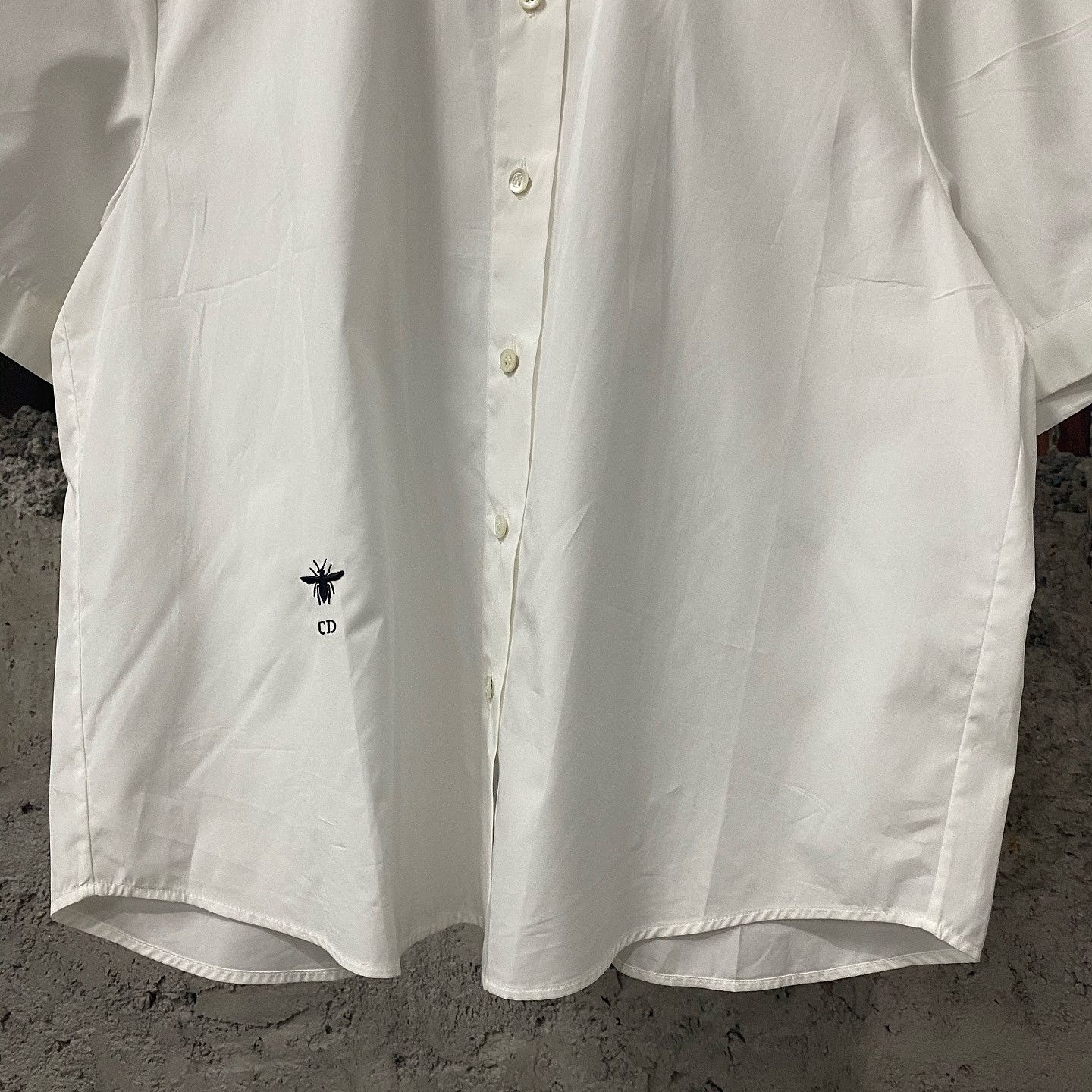Dior Dior Bee Embroidery Button Up Shirt Size 38 Size S / US 4 / IT 40 - 5 Thumbnail