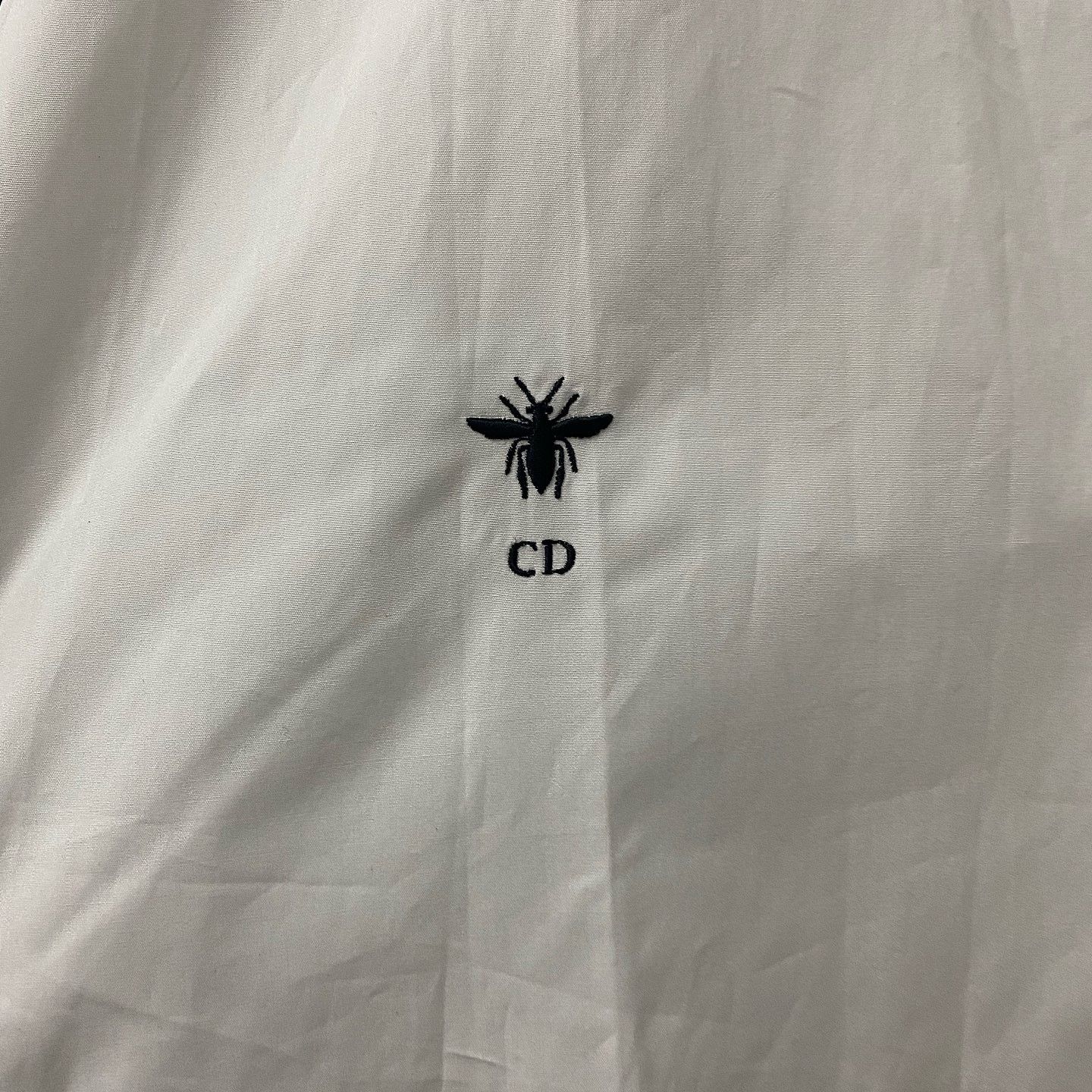 Dior Dior Bee Embroidery Button Up Shirt Size 38 Size S / US 4 / IT 40 - 6 Thumbnail