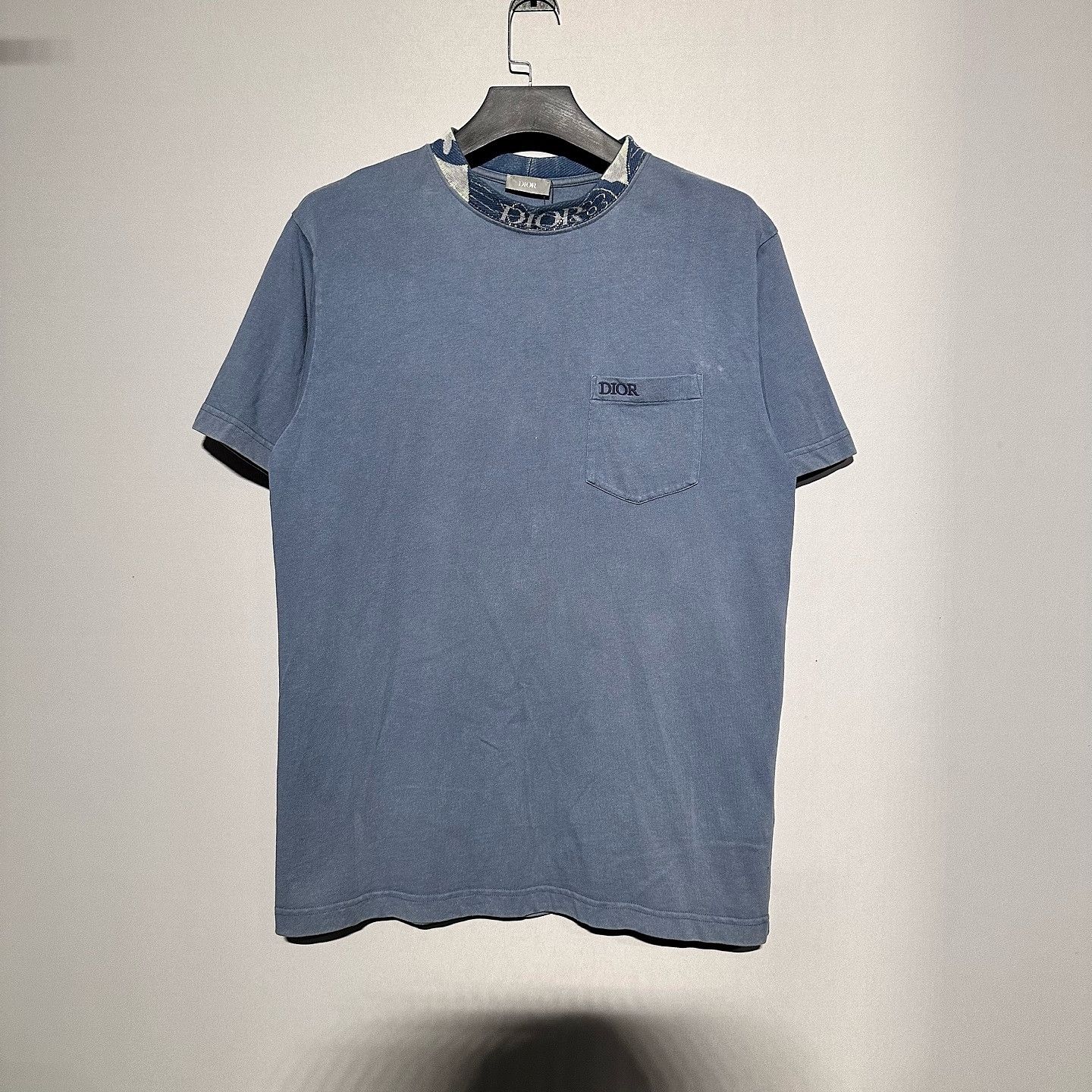Dior Dior Embroidered Collar T-Shirt Size M Size US M / EU 48-50 / 2 - 6 Thumbnail