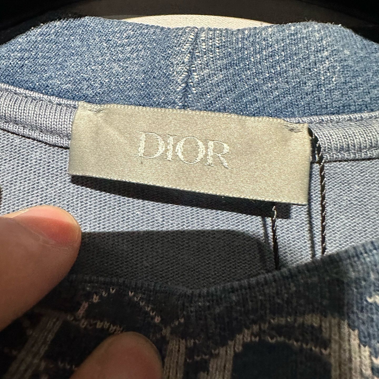 Dior Dior Embroidered Collar T-Shirt Size M Size US M / EU 48-50 / 2 - 3 Thumbnail