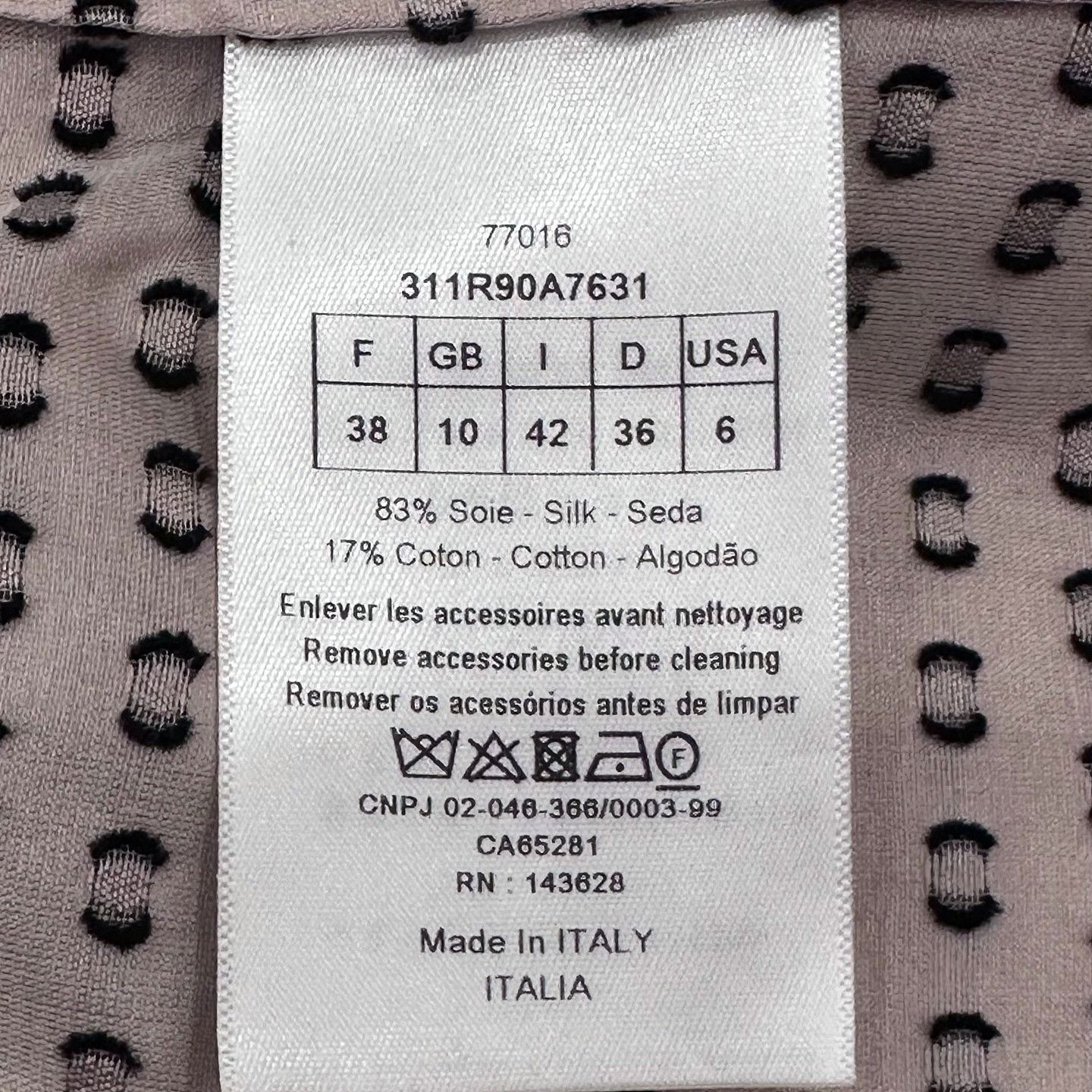 Dior Christian Dior Polka Dot Silk Midi Dress Size 38 Size S / US 4 / IT 40 - 4 Thumbnail