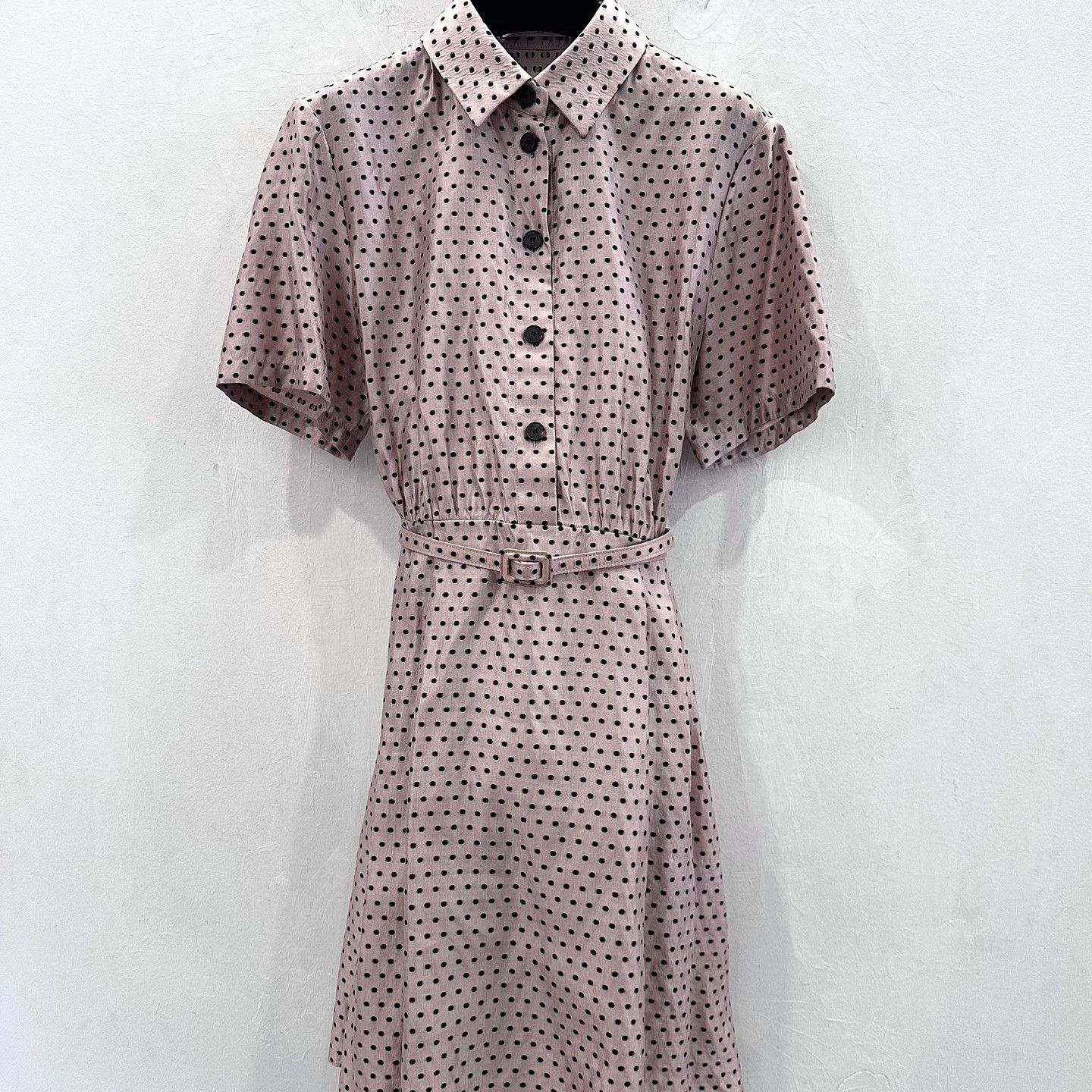 Dior Christian Dior Polka Dot Silk Midi Dress Size 38 Size S / US 4 / IT 40 - 6 Thumbnail
