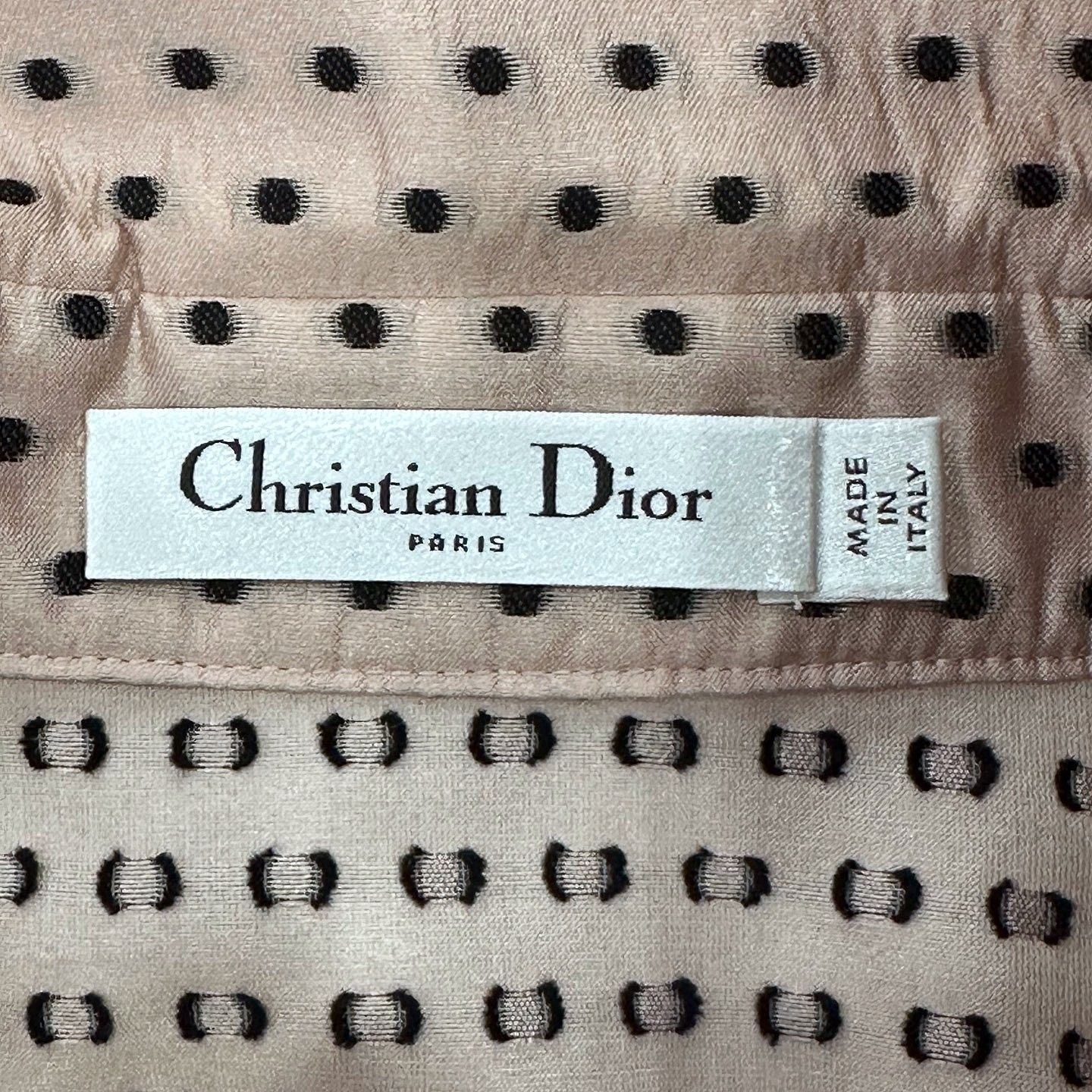 Dior Christian Dior Polka Dot Silk Midi Dress Size 38 Size S / US 4 / IT 40 - 3 Thumbnail