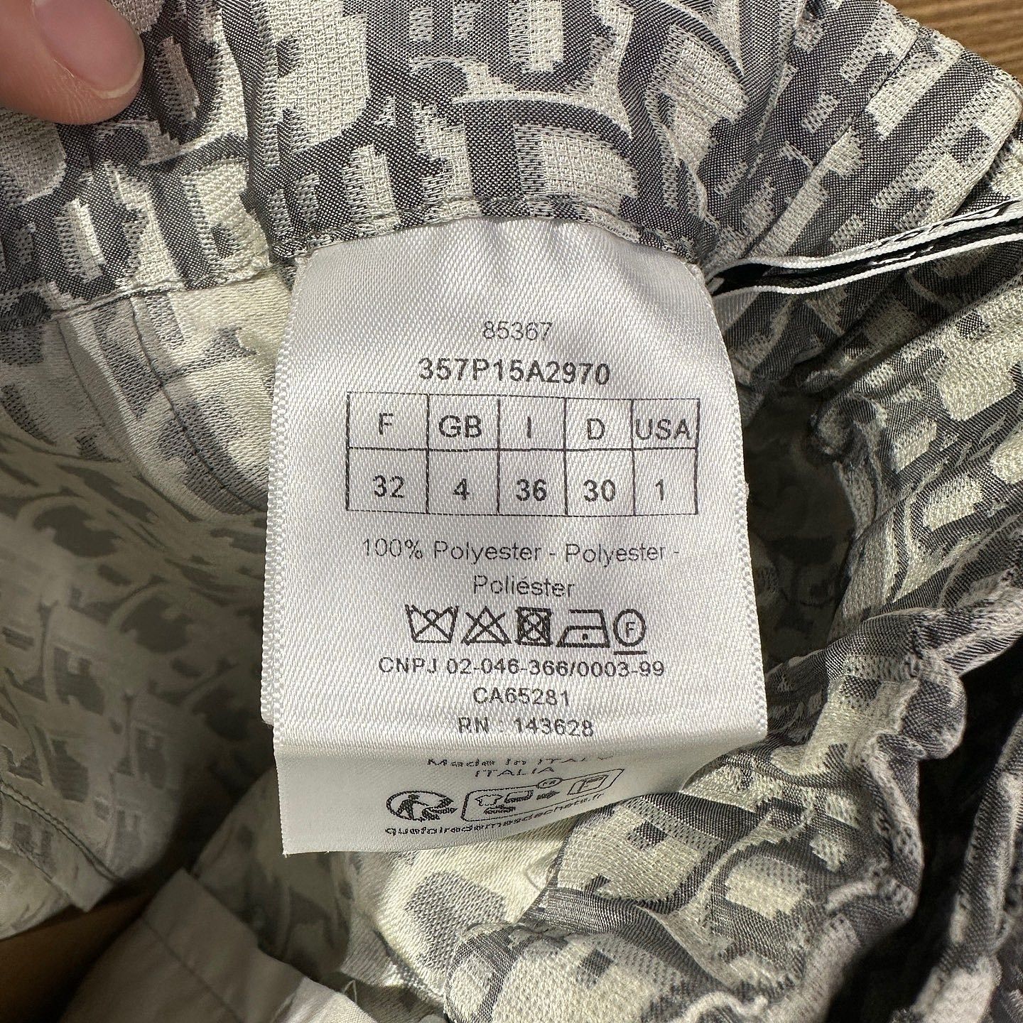 Dior Dior Oblique Pattern Shorts Size 32 Size 24" / US 00 / IT 34 - 4 Thumbnail