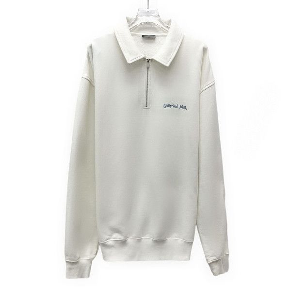 Dior Dior Embroidered Half-Zip Sweatshirt Size M Size US M / EU 48-50 / 2 - 5 Thumbnail