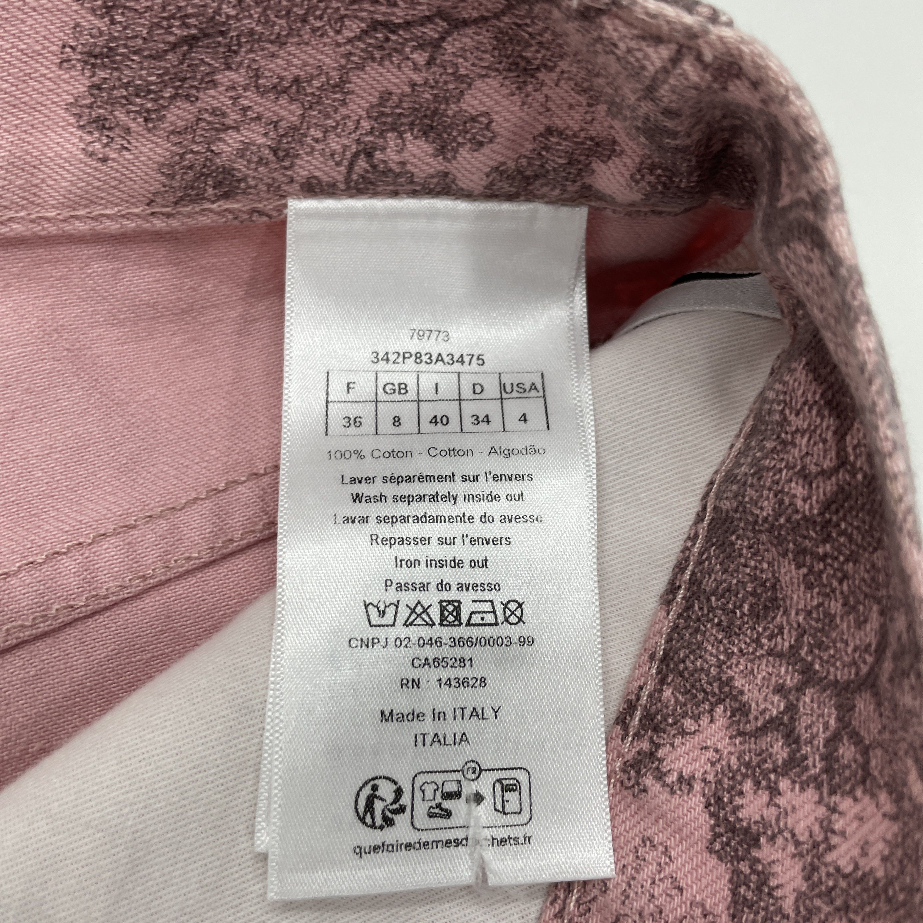 Dior Dior Toile de Jouy Print Shorts Size 36 Size 26" / US 2 / IT 38 - 4 Thumbnail
