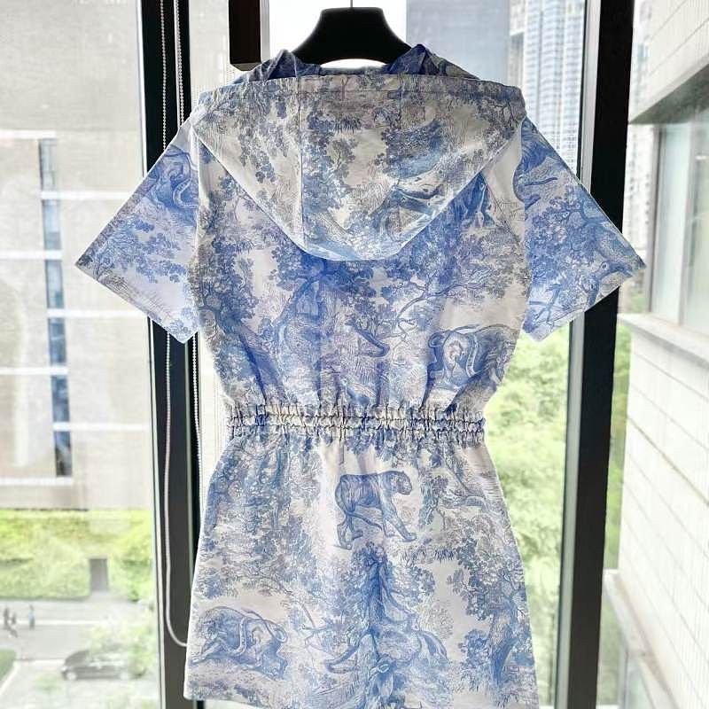 Dior Dior Toile de Jouy Mini Dress Size 34 Size XS / US 0-2 / IT 36-38 - 2 Thumbnail