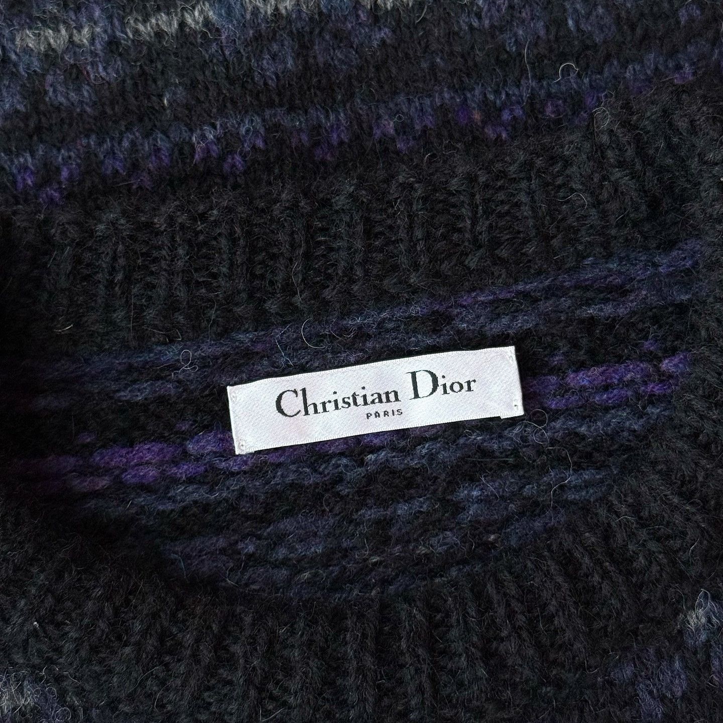 Dior Dior Graphic Patch Wool Sweater Size 38 Size S / US 4 / IT 40 - 3 Thumbnail