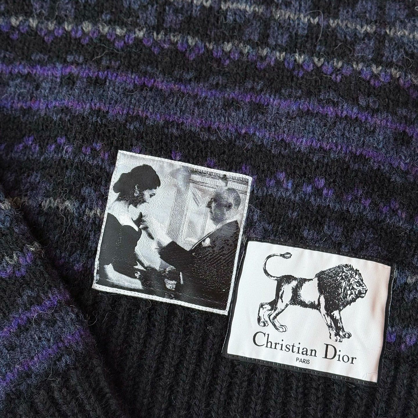 Dior Dior Graphic Patch Wool Sweater Size 38 Size S / US 4 / IT 40 - 7 Thumbnail